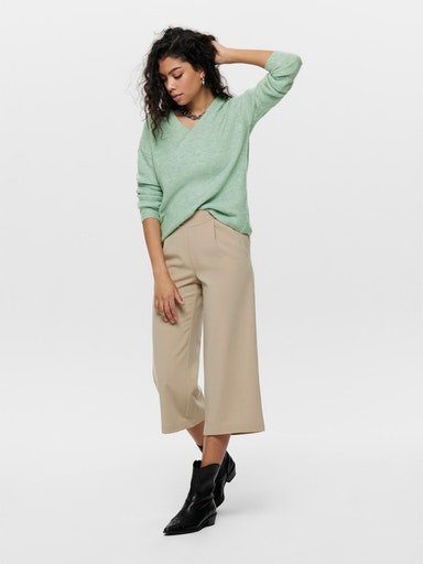 Only Trui met V-hals ONLCAMILLA V-NECK L/S PULLOVER KNT NOOS