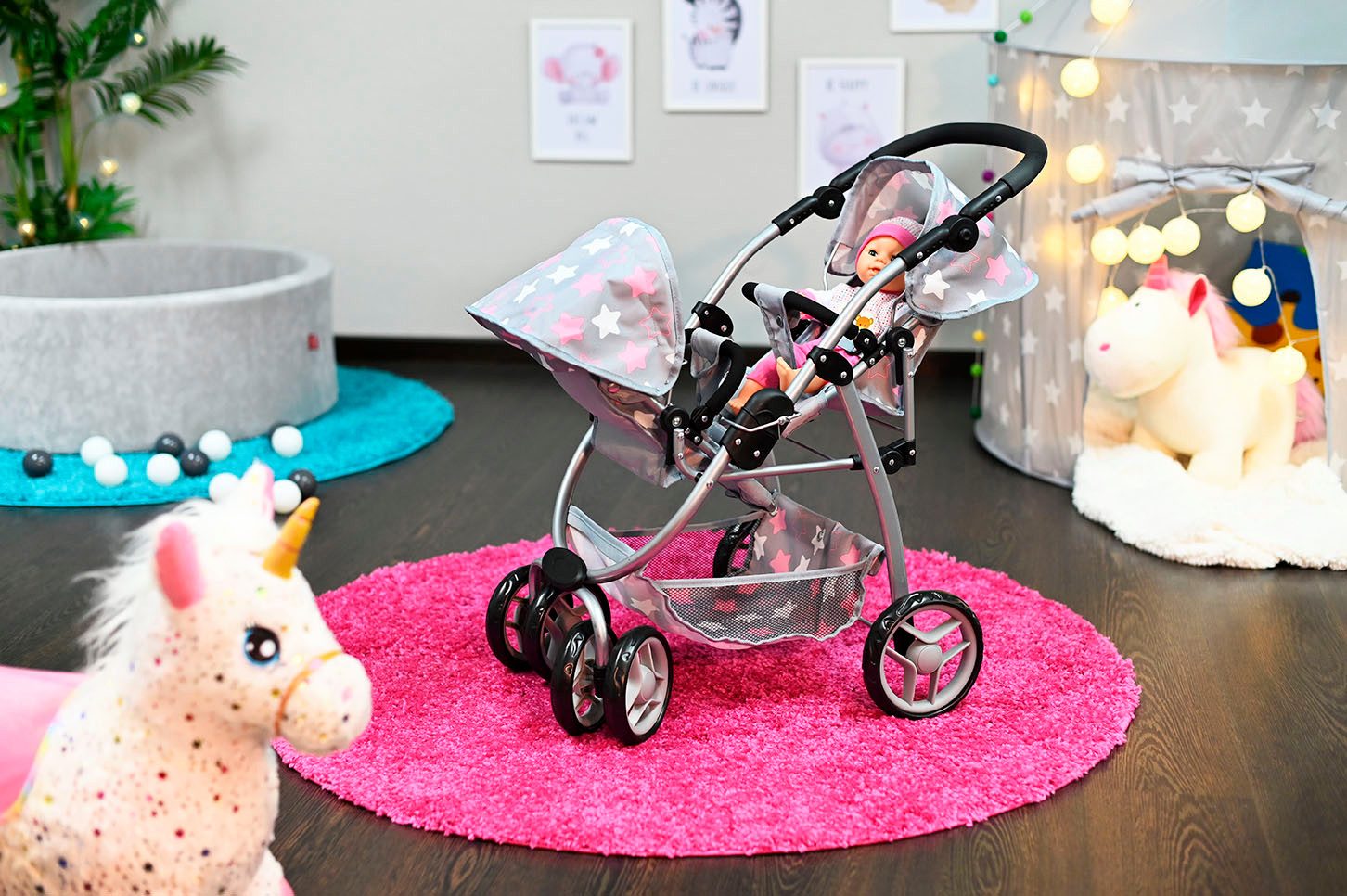 Knorrtoys® Poppen-duobuggy Milo