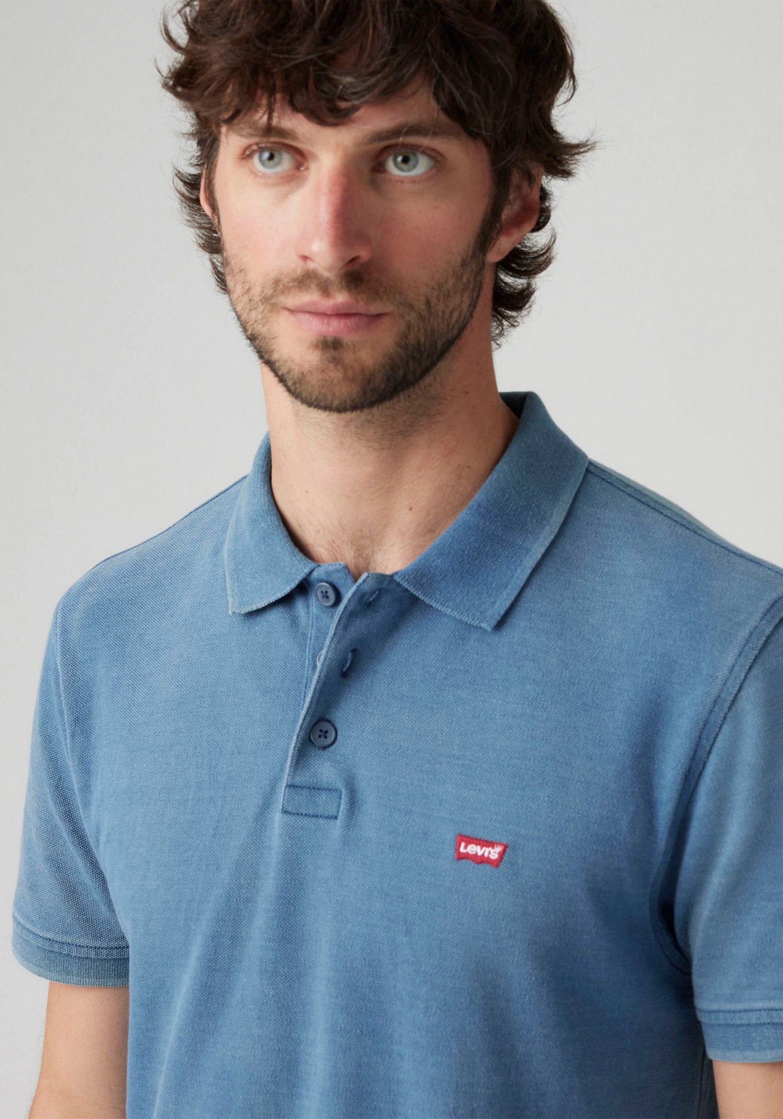 Levi's® Poloshirt LE NEW LEVIS HM POLO met klein batwing-logo