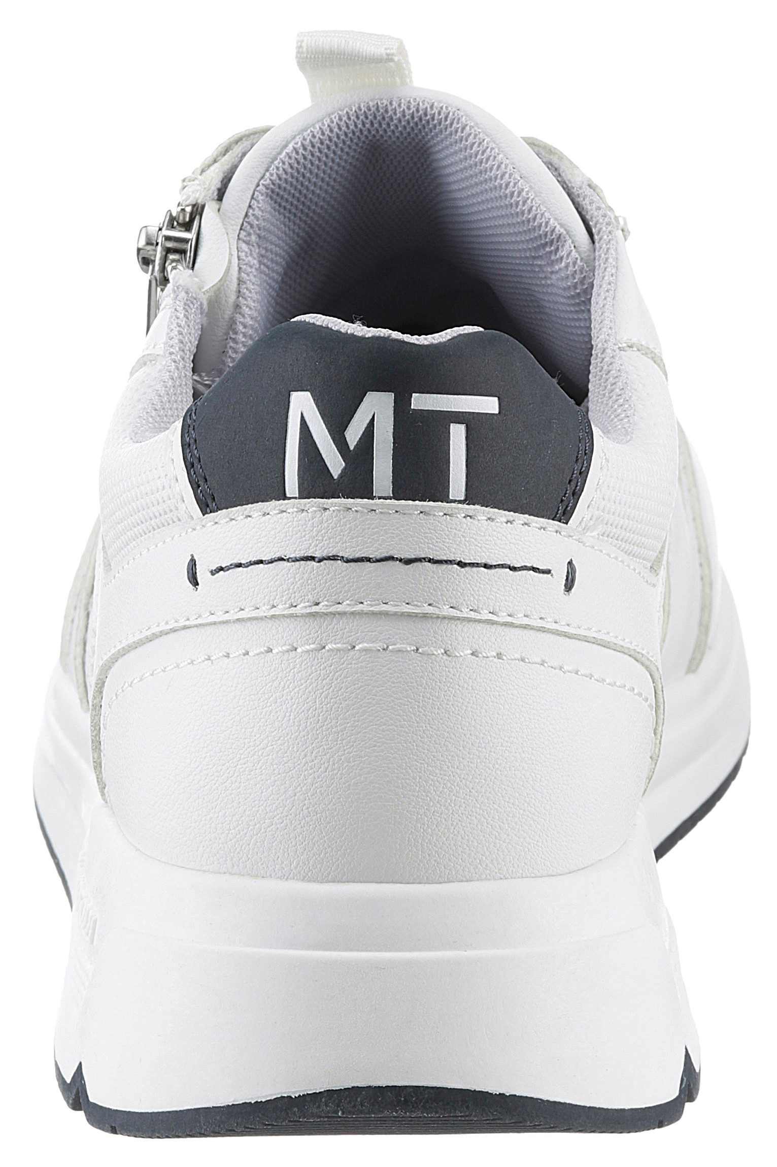 Marco Tozzi Sneakers met sleehak , vrijetijdsschoen, halfschoen, veterschoen met praktische rits