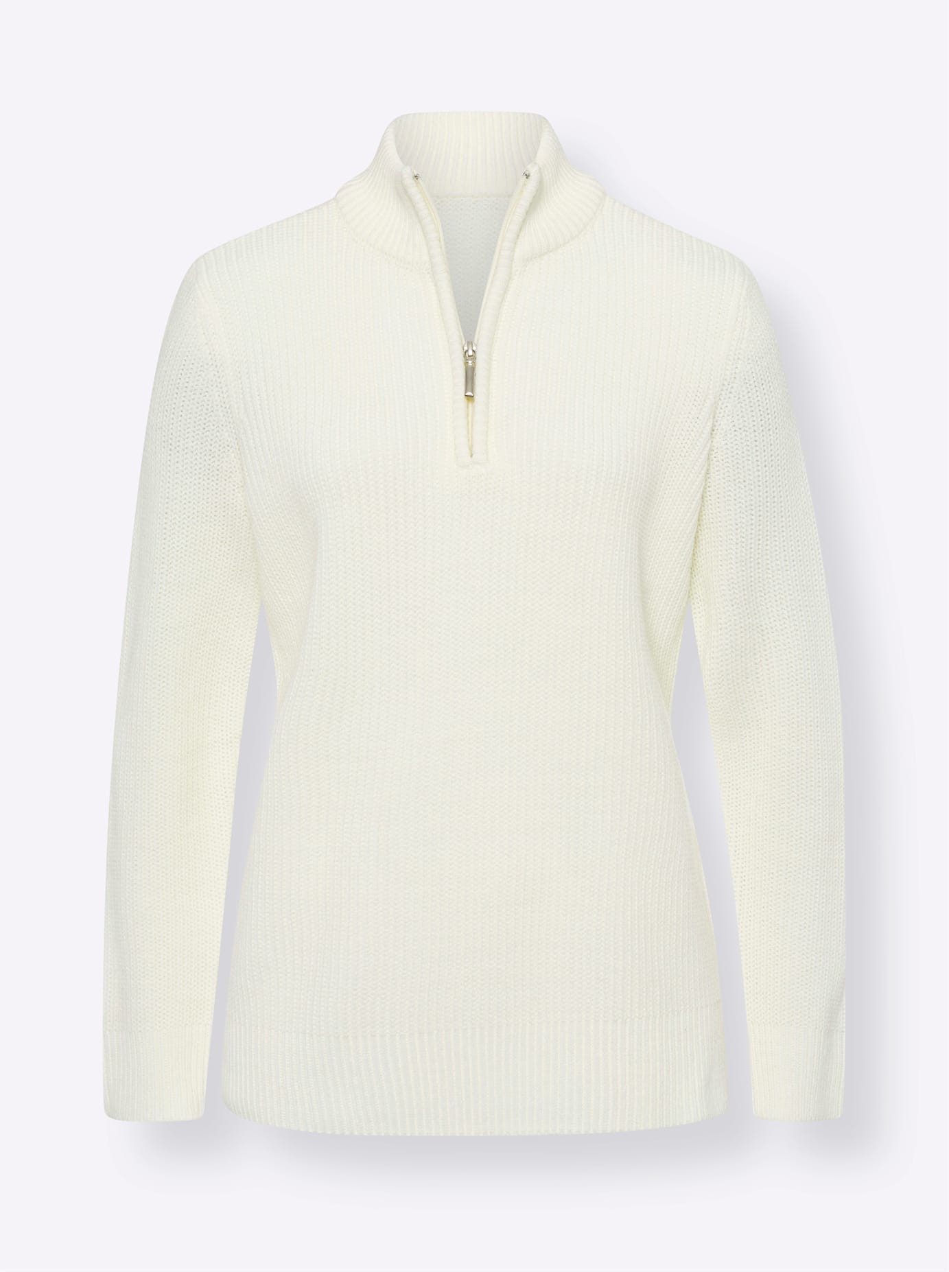 Classic Basics Trui met staande kraag Trui