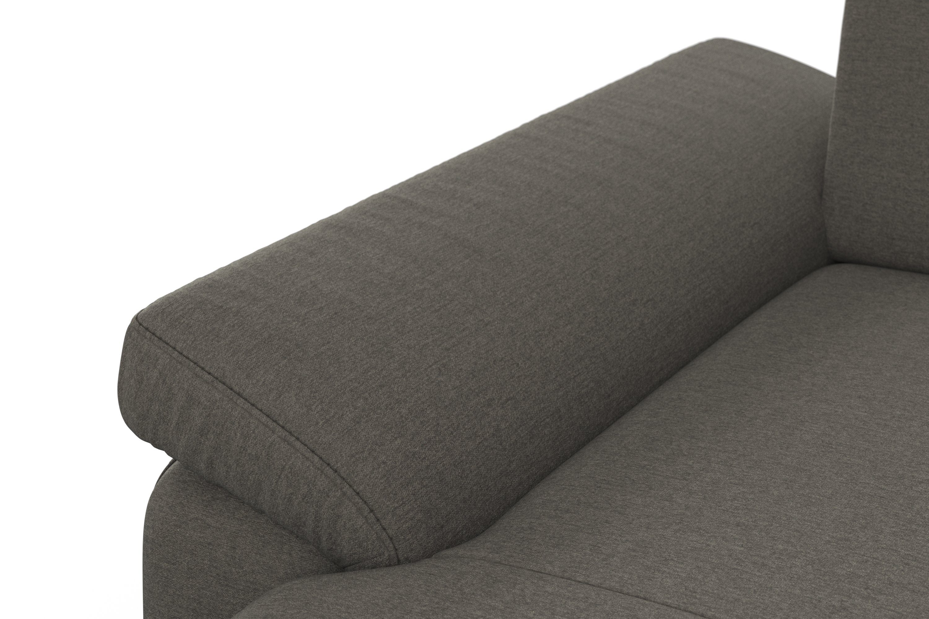 sit&more Zithoek Padua U-model inclusief zitdiepteverstelling, armleuning en binnenvering