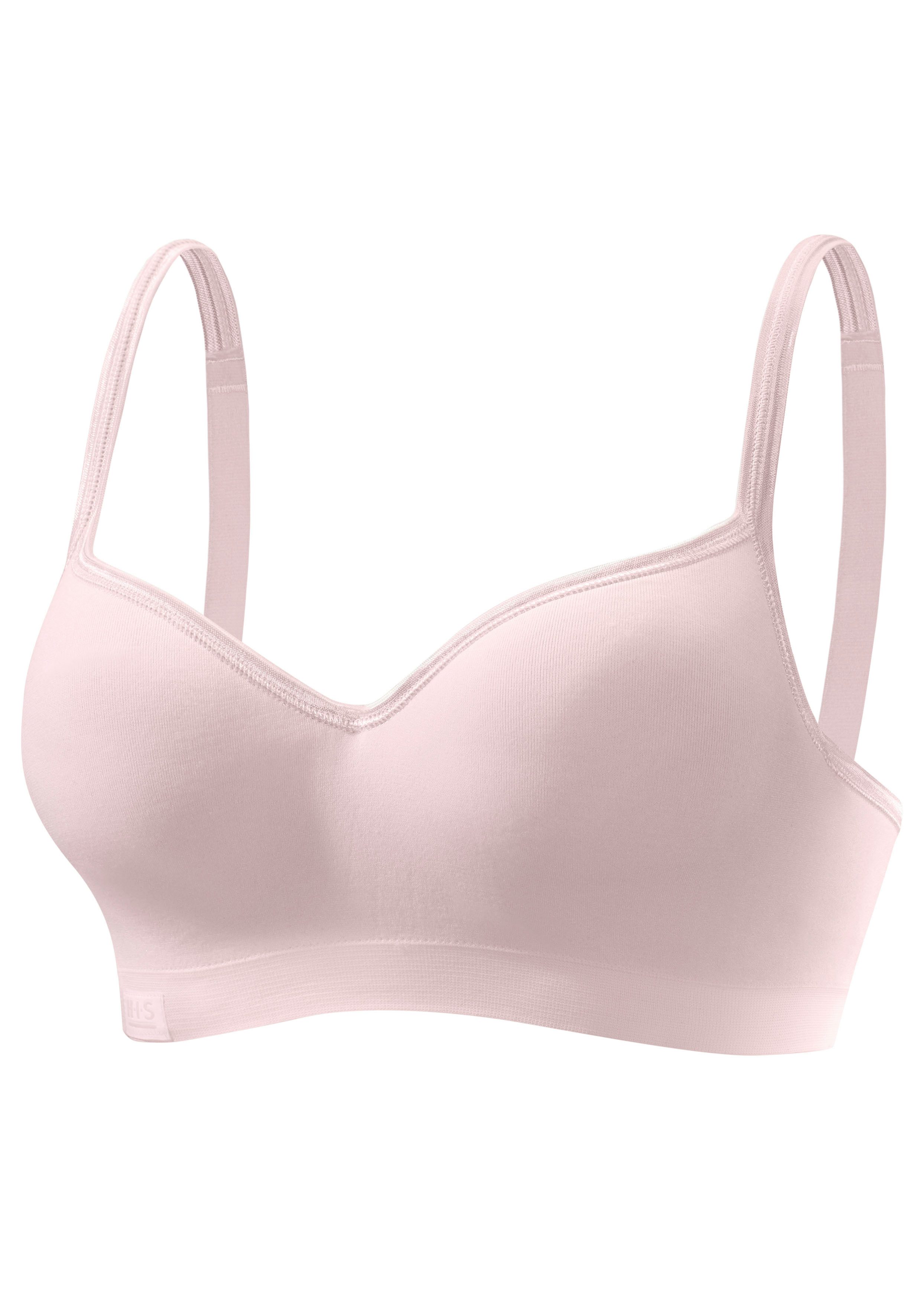 H.I.S Sport-bh met push-up kussen, voor licht draagvermogen
