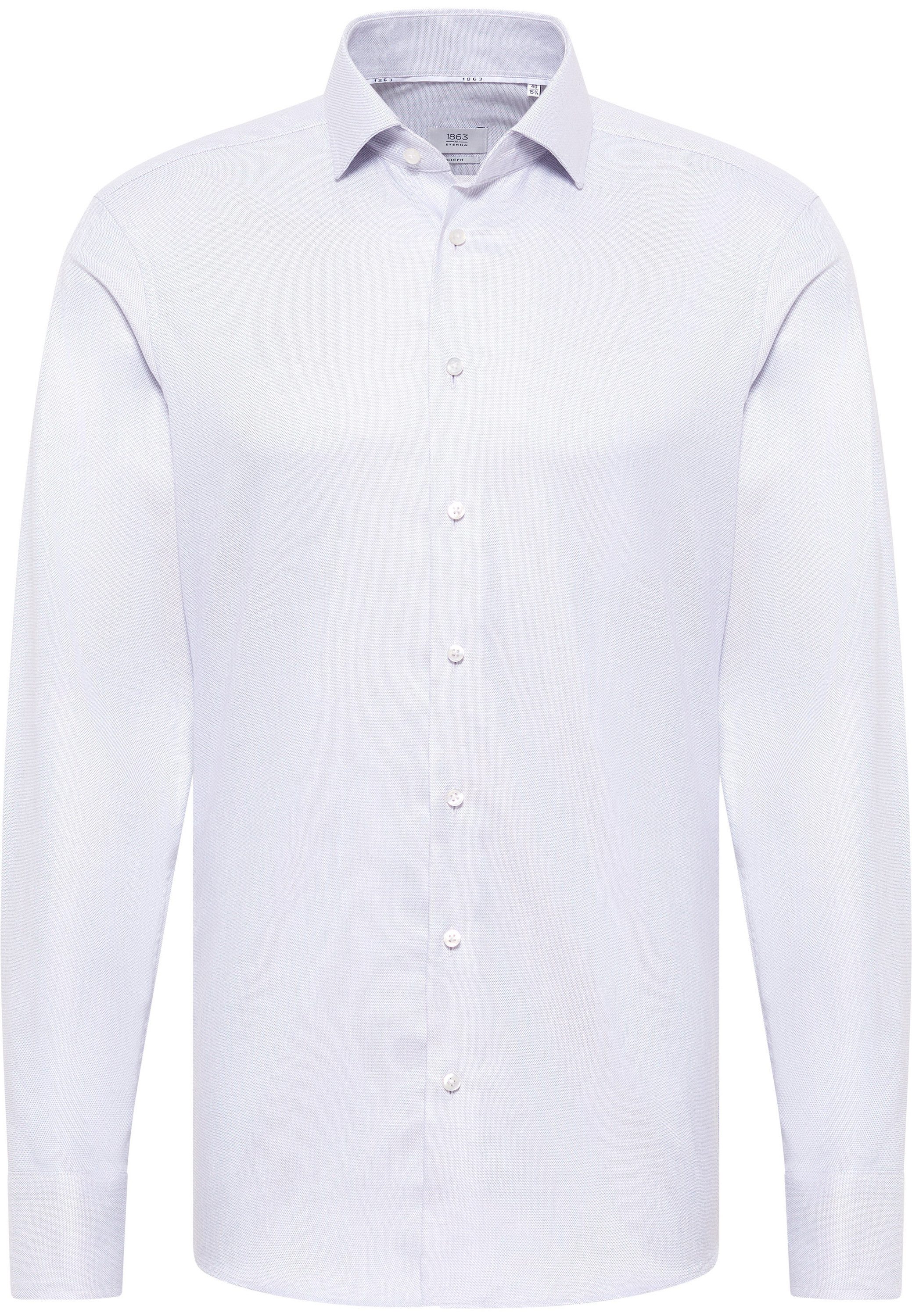 Eterna Overhemd met lange mouwen Slim fit NON IRON (strijkvrij)
