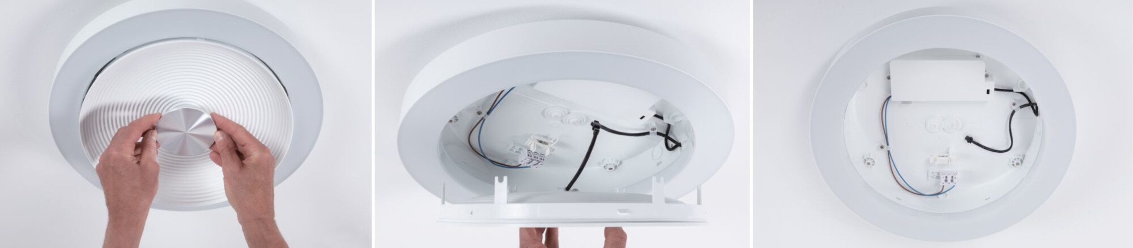 Paulmann Led-plafondlamp LED plafondlamp Volea IP44 3000K 470lm / 1650lm 230V 3,5 / 1x13W (1 stuk)