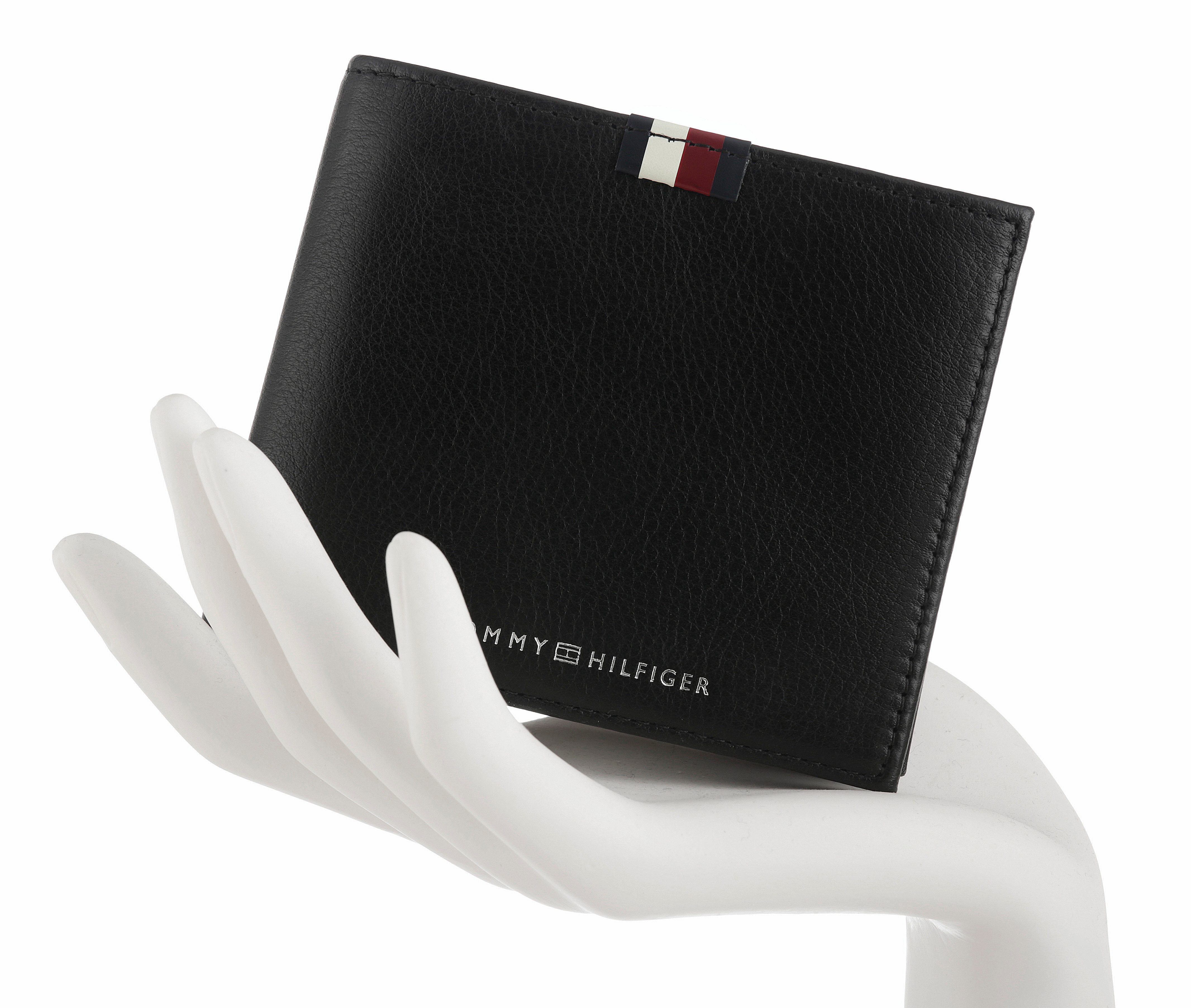 Tommy Hilfiger Portemonnee TH PREM LEA CC FLAP AND COIN