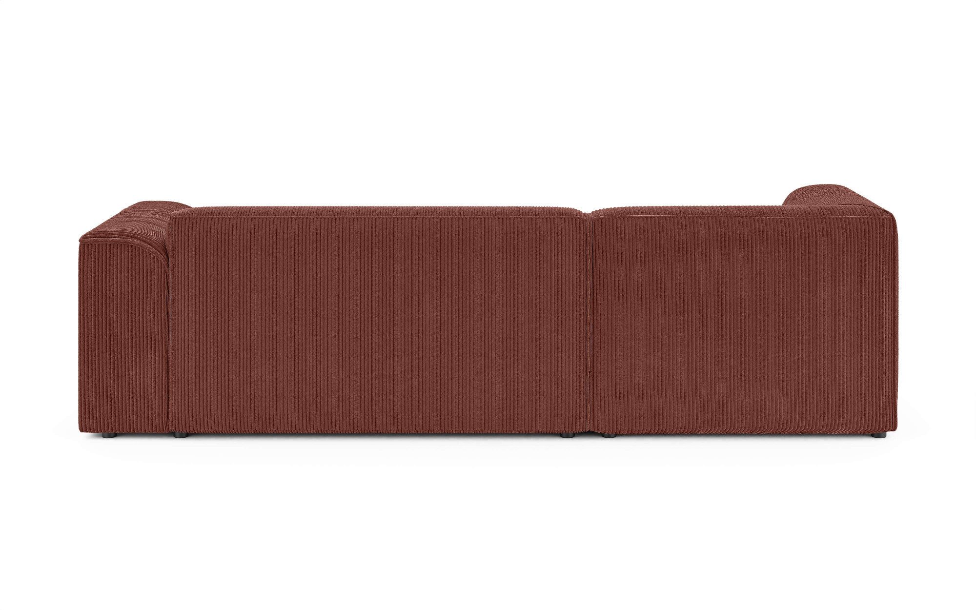 INOSIGN Hoekbank MERID L-vorm (257 cm), tijdloos & stijlvol ontwerp Uitgebreid gepolsterd, in cord, chenille en structuur