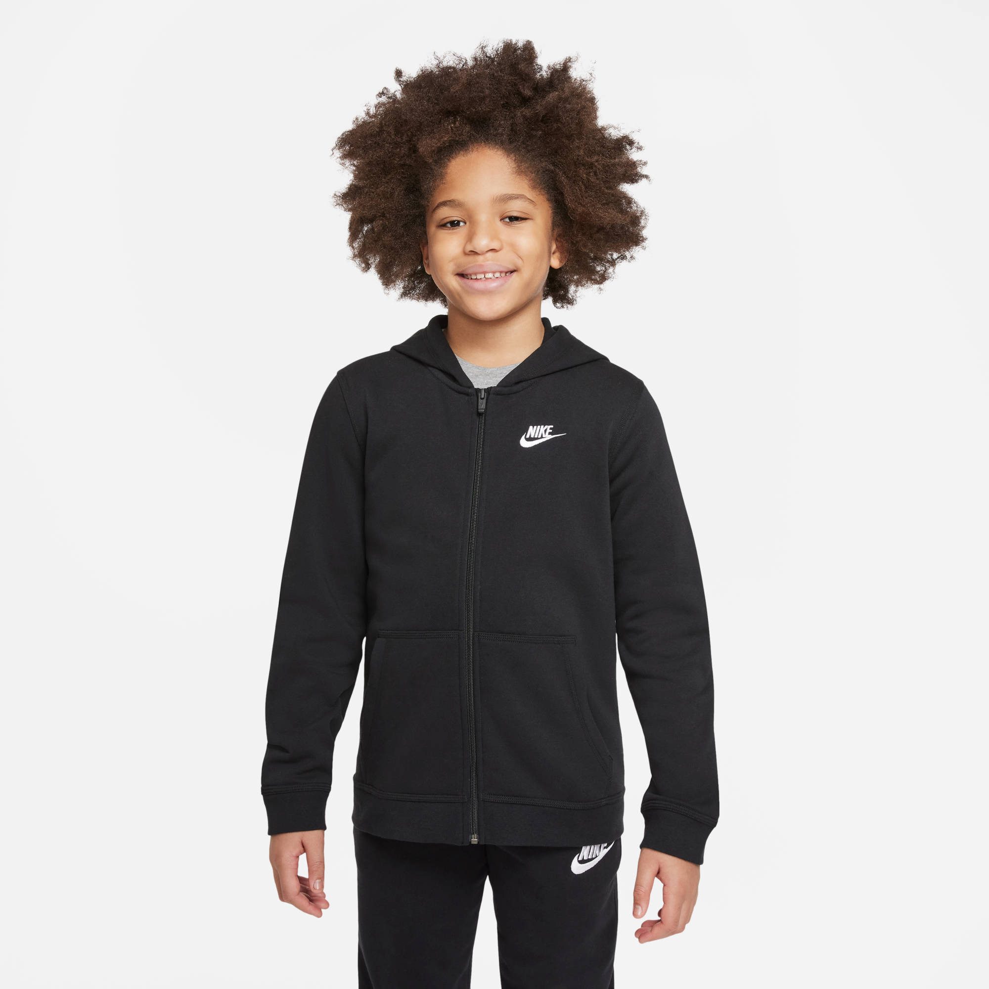 Nike Sportswear Capuchonsweatvest NSW HOODIE FZ CLUB - voor kinderen