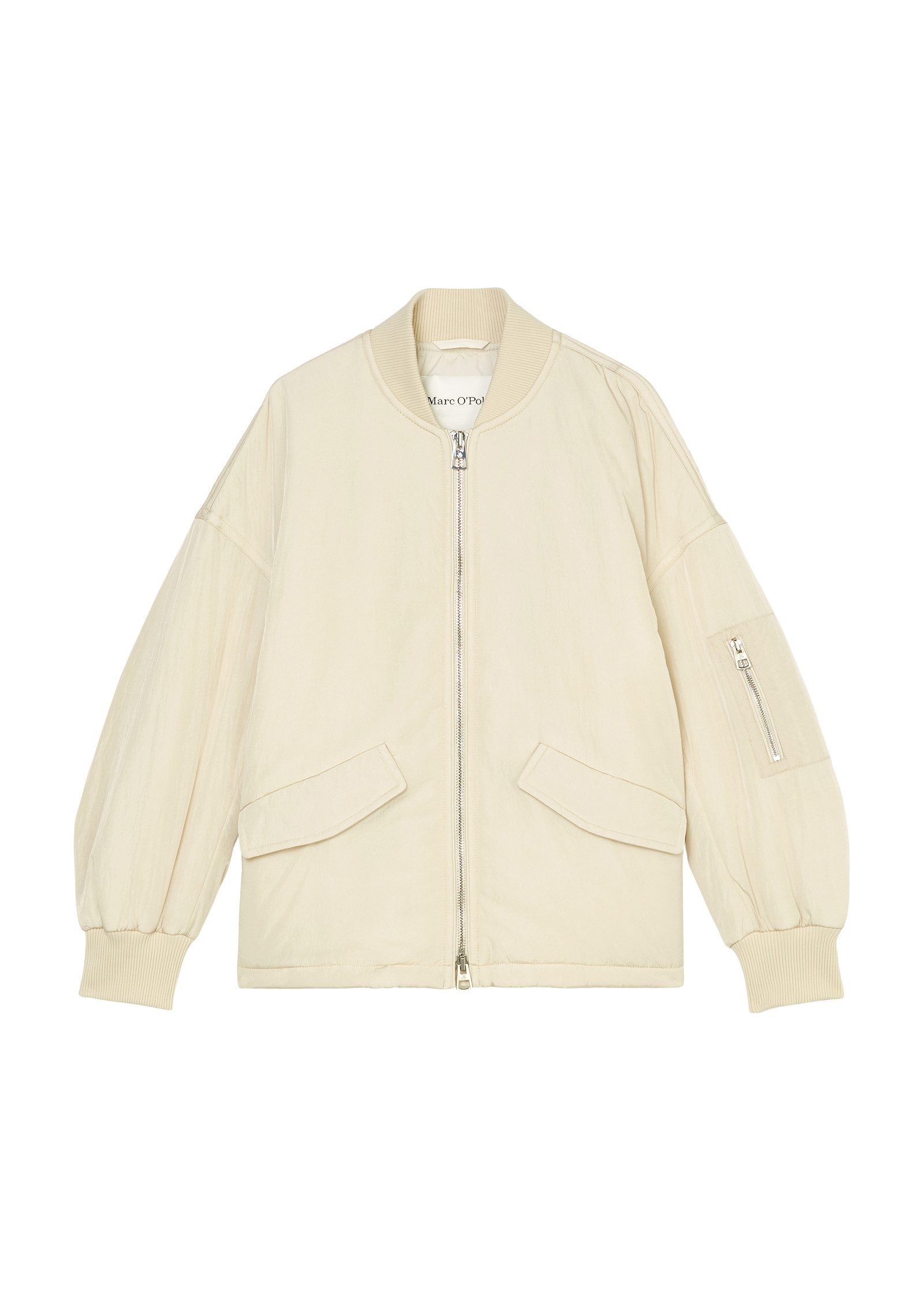 Marc O'Polo Blouson opgestikte armtas met rits