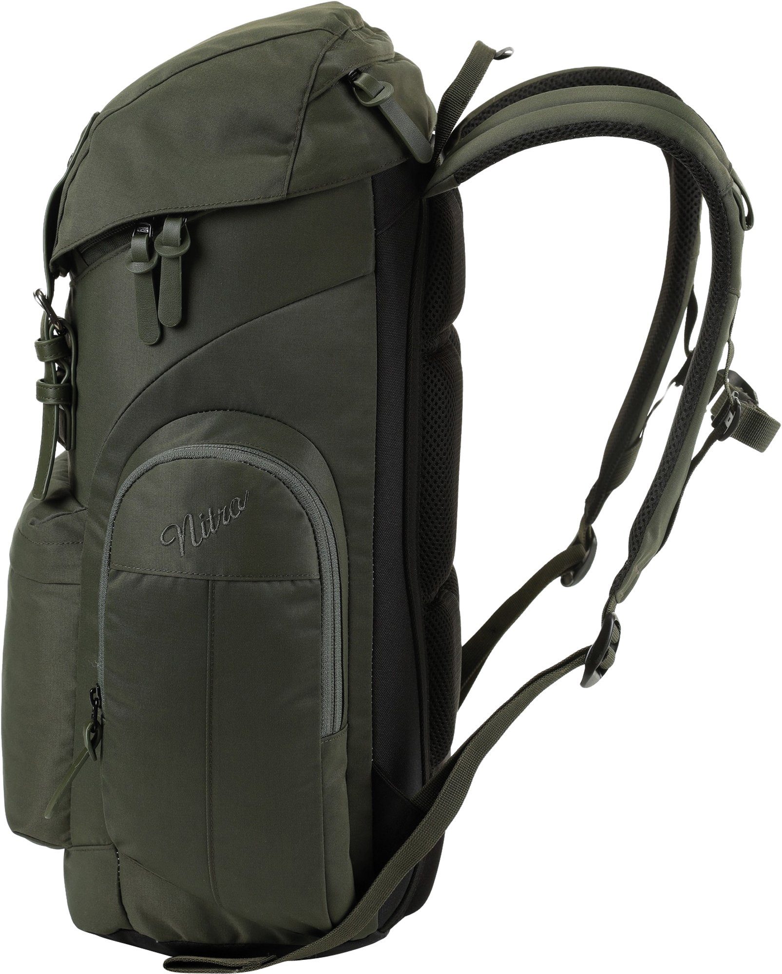 NITRO Vrijetijdsrugzak Daypacker met laptopvak, schoolrugzak, wandelaarsrugzak of streetpack