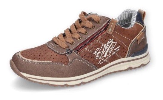 Dockers by Gerli Sneakers , vrijetijdsschoen, lage schoen, veterschoen met sier-rits