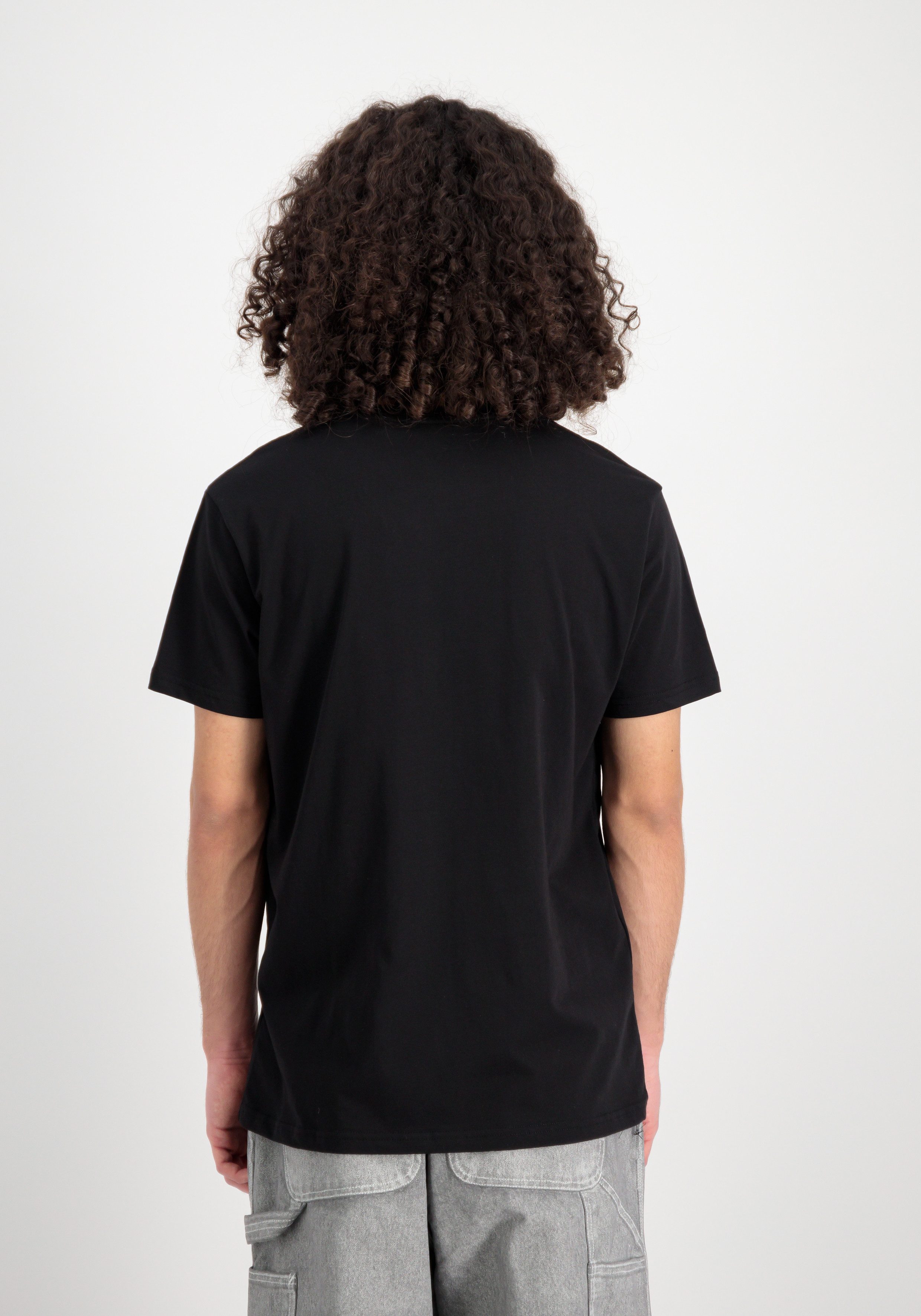 Alpha Industries Shirt met ronde hals Basic T Carbon