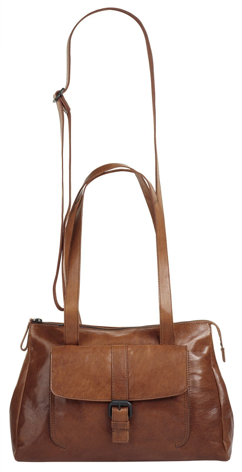 Spikes & Sparrow Tas echt leder