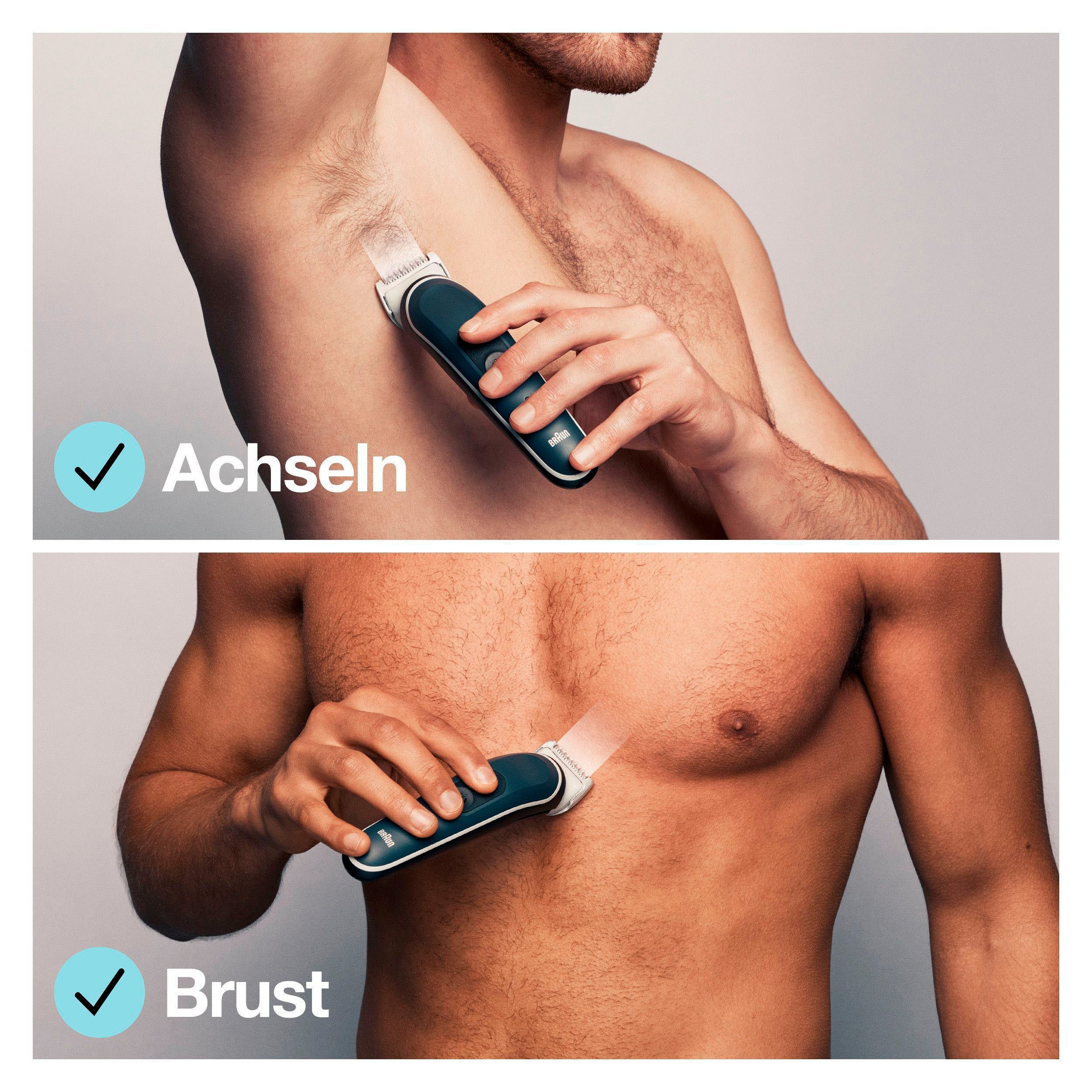 Braun Tondeuse Bodygroomer BG5350 waterdicht, 100 min. looptijd