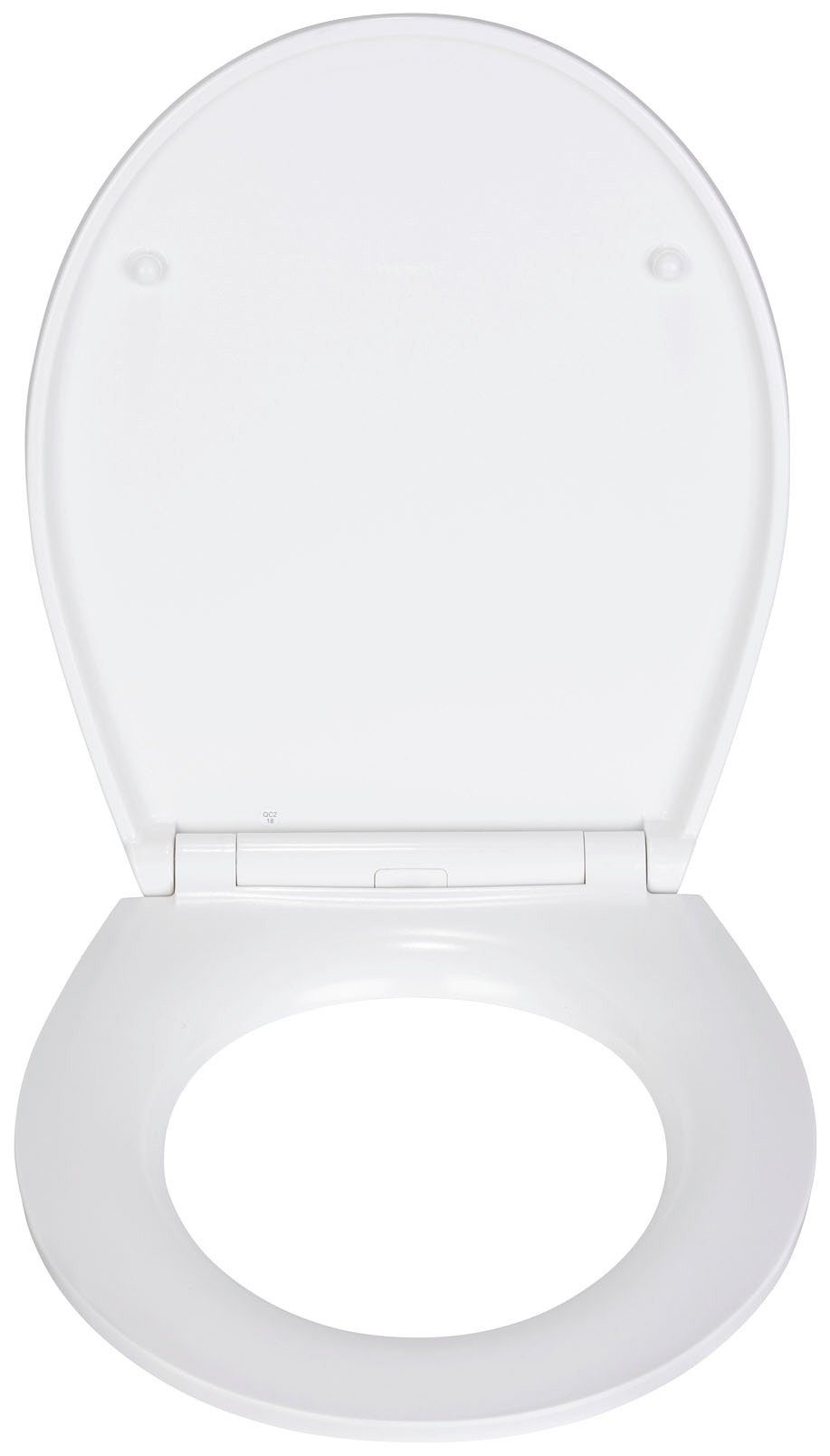 WENKO Toiletzitting Slate rok met reliëf, van antibacteriële duroplast