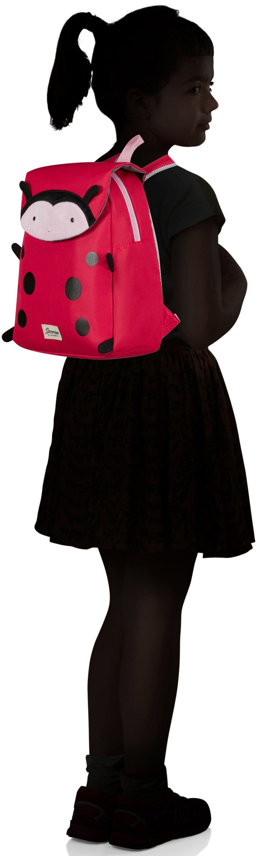 Samsonite Kinderrugzak Happy Sammies ECO S+ Ladybug Lally Kindertuin rugzak kinder vrijetijds rugzak kinder-backpack