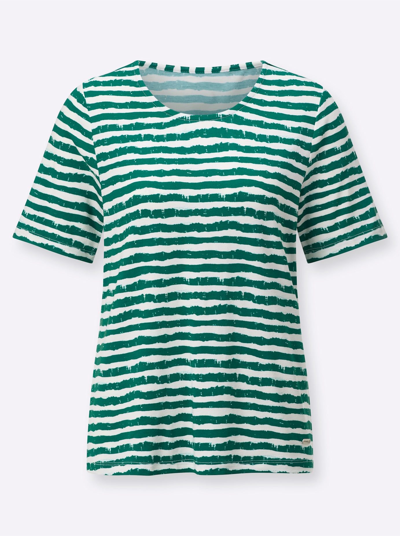 Casual Looks Shirt met korte mouwen Gestreept shirt (1-delig)