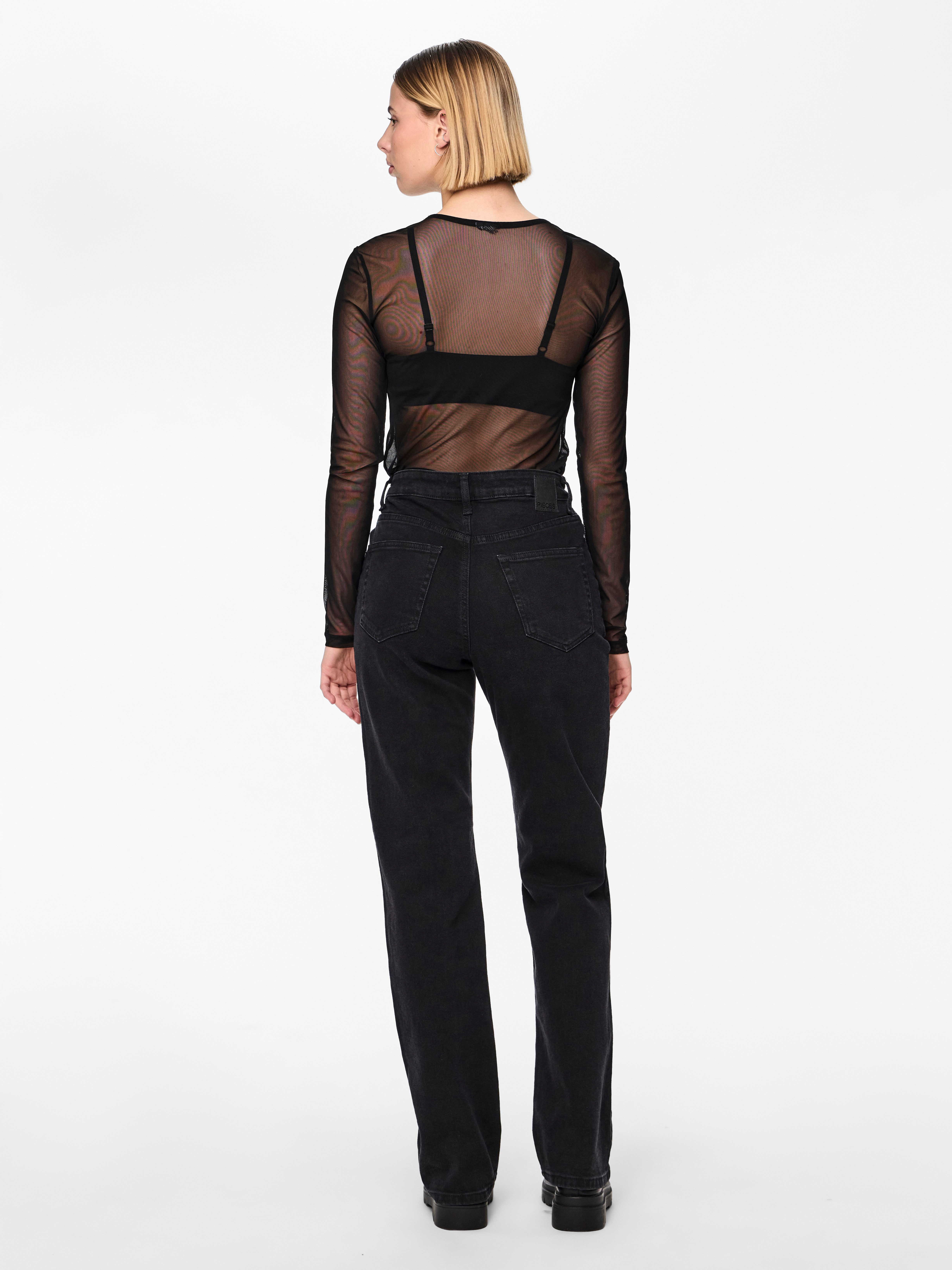 pieces Straight jeans PCKELLY HW STRAIGHT JEANS BL102 NOOS BC