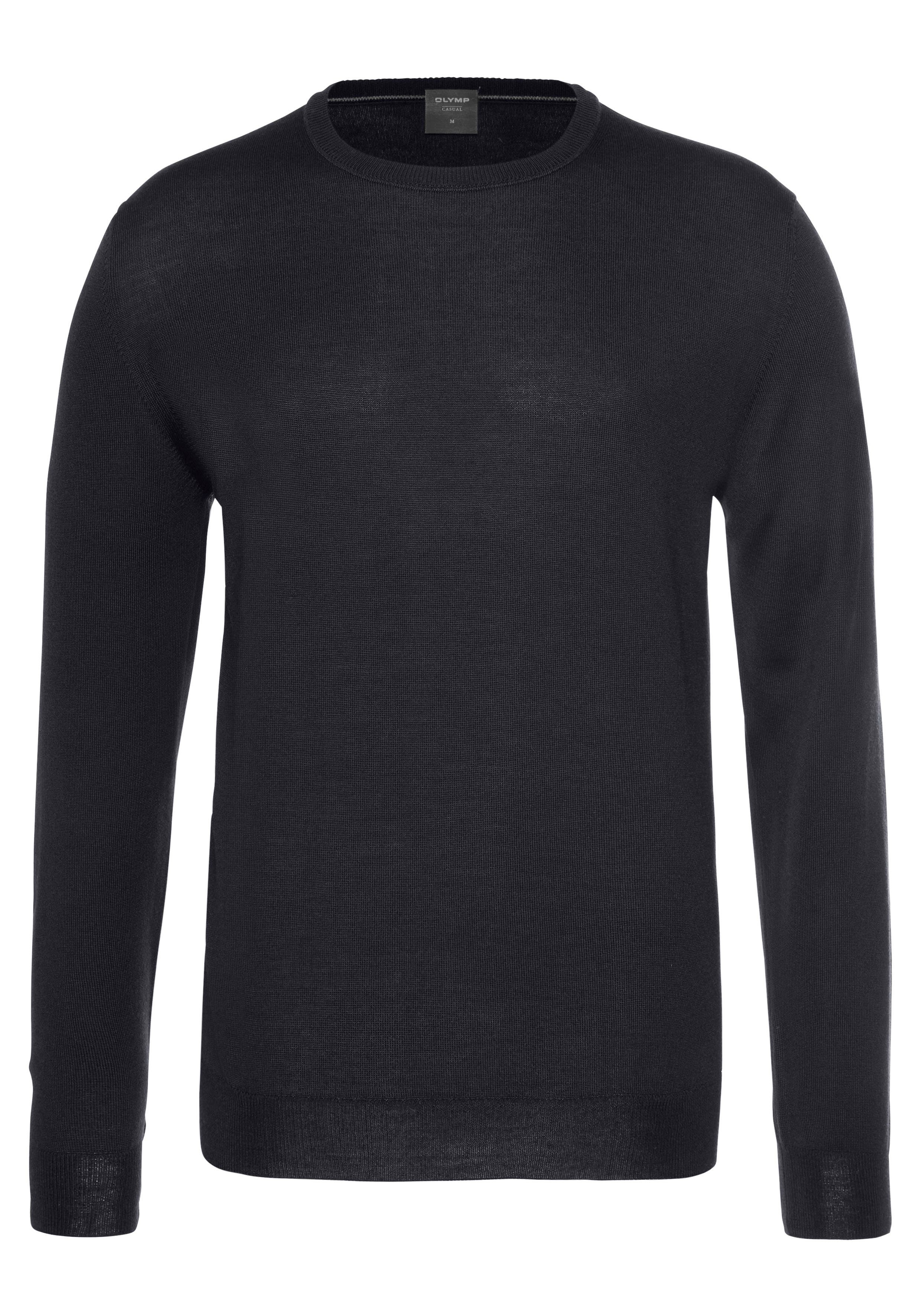 OLYMP Trui met ronde hals OLYMP brei casual moderne gebreide trui