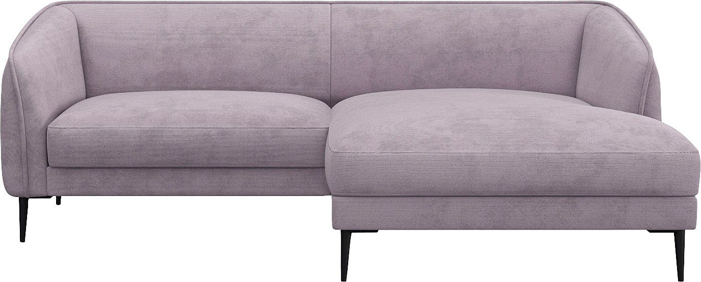 FLEXLUX Hoekbank Belle designbank, L-vorm, BxD 218x149 cm Scandinavisch design, in hoogwaardige afwerking, BxD 218x149 cm