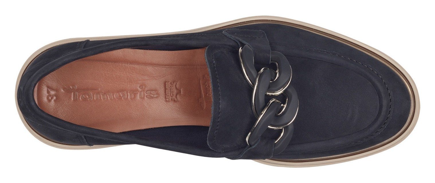 Tamaris Loafers , chunky loafer, plateau slipper met lichte profielzool
