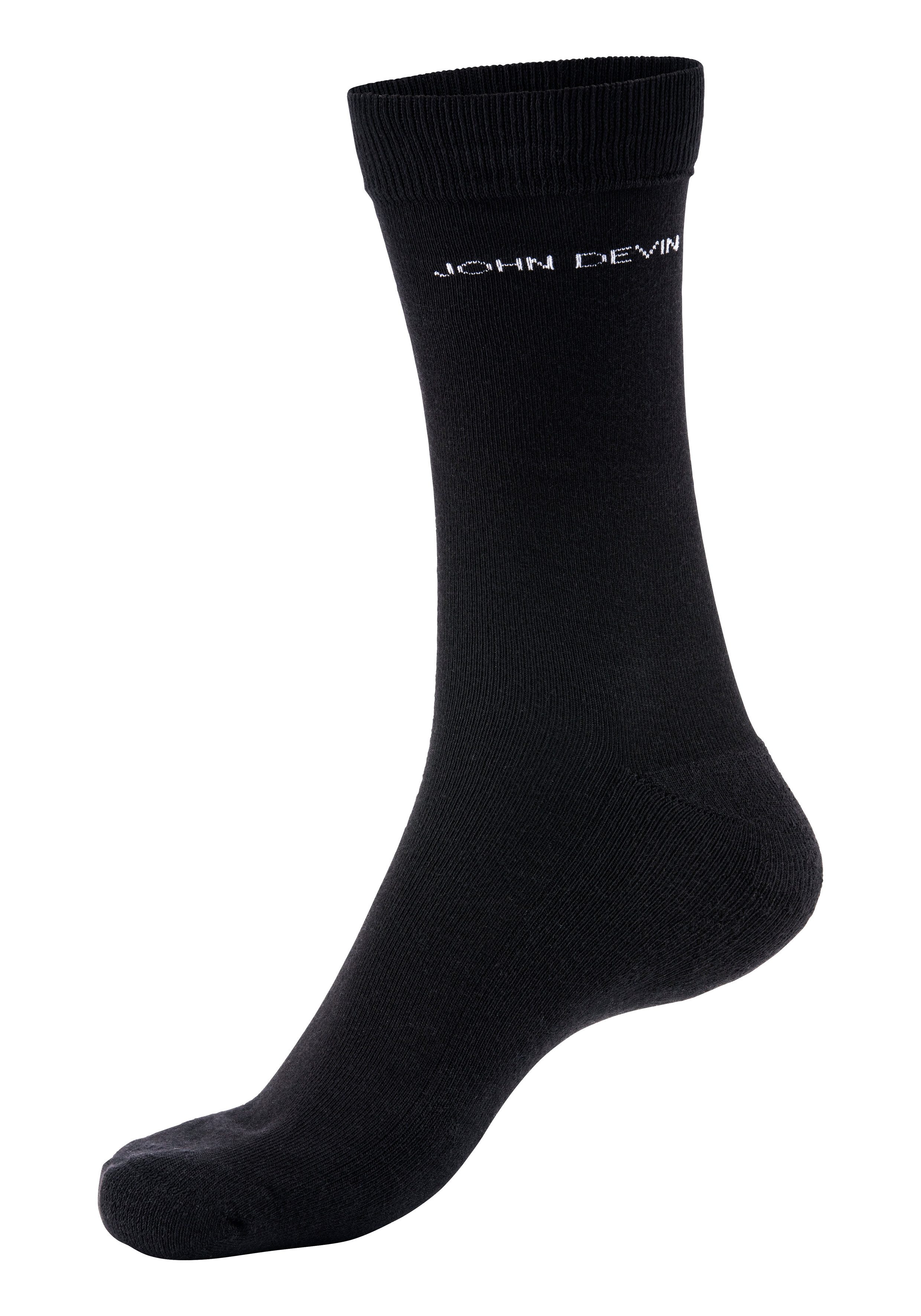 John Devin Basic sokken voor elke dag (set, 7 paar)
