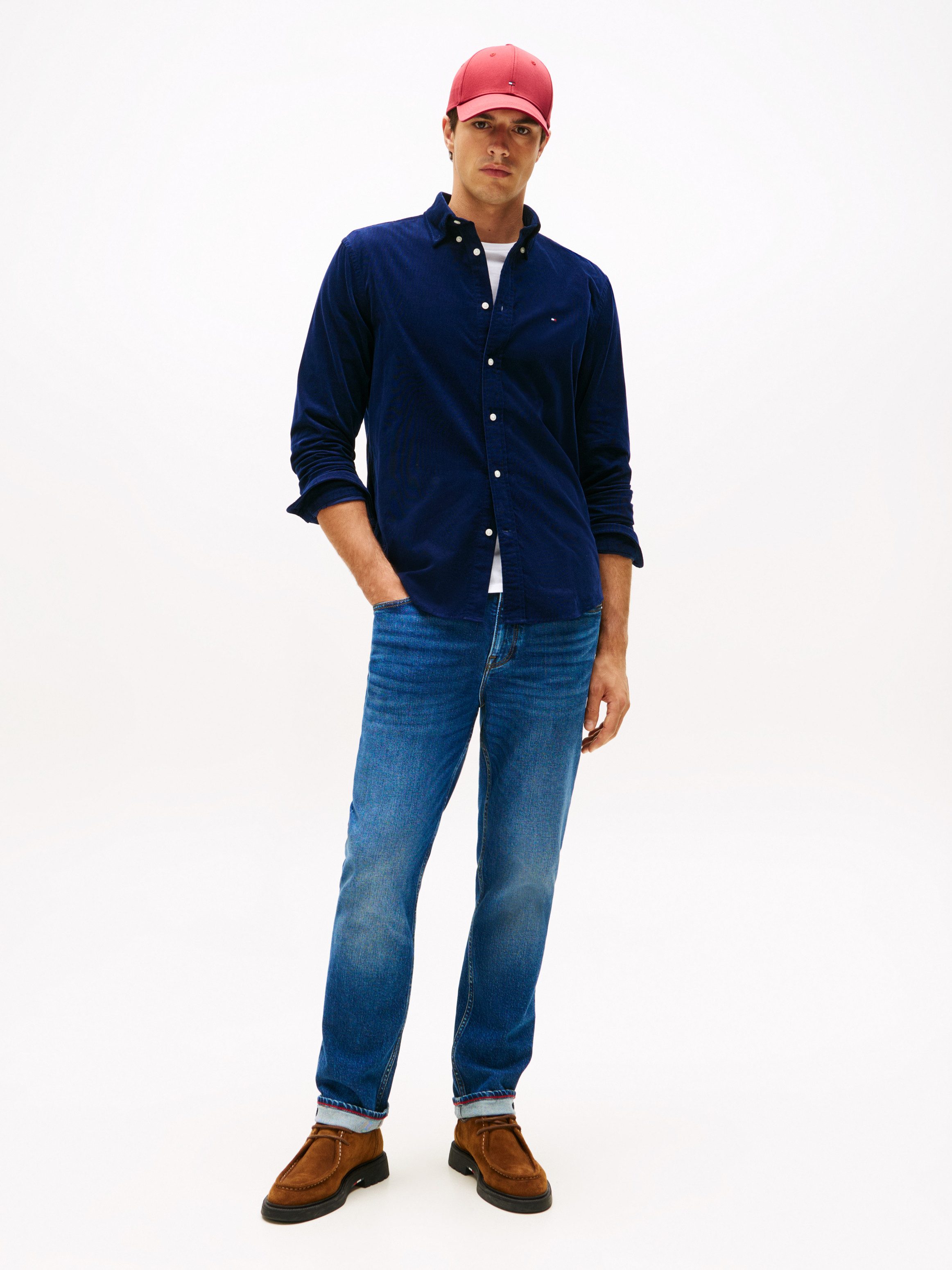 Tommy Hilfiger Overhemd met lange mouwen SOLID CORDUROY SHIRT