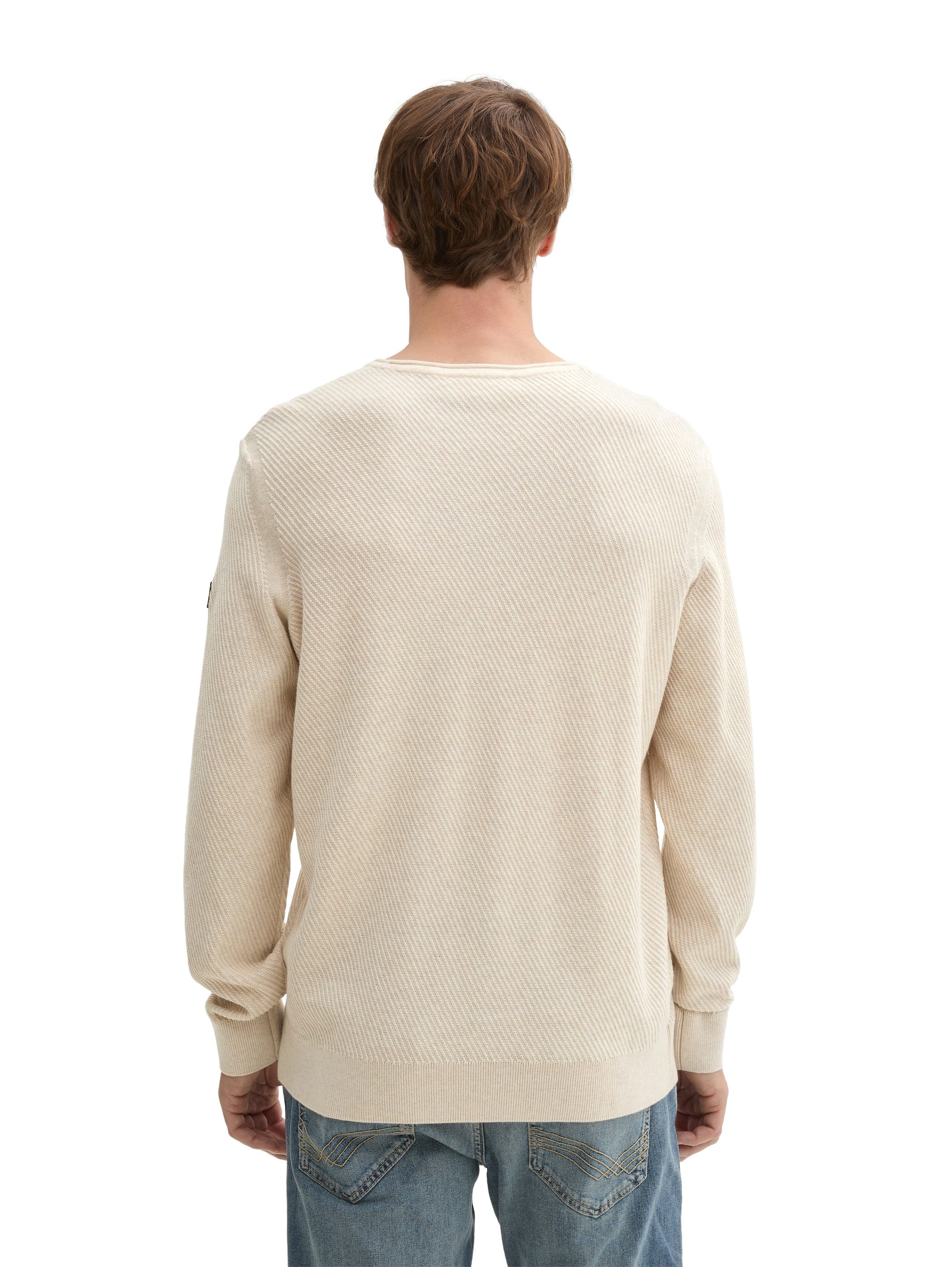 Tom Tailor Gebreide trui met een ronde hals