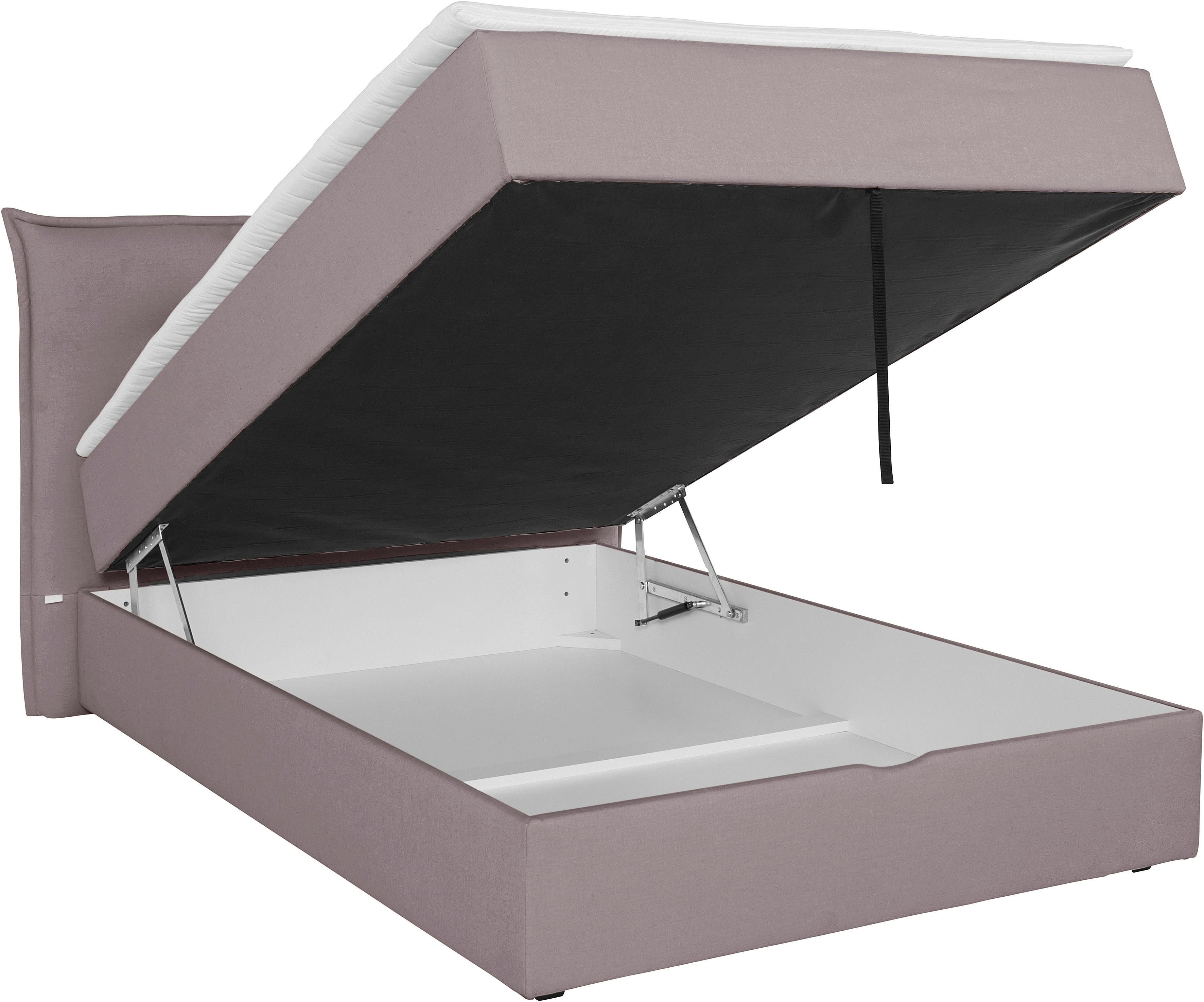 andas Boxspring Lichtgewicht inclusief bedkist & topmatras, in 4 breedten en 2 hardheden