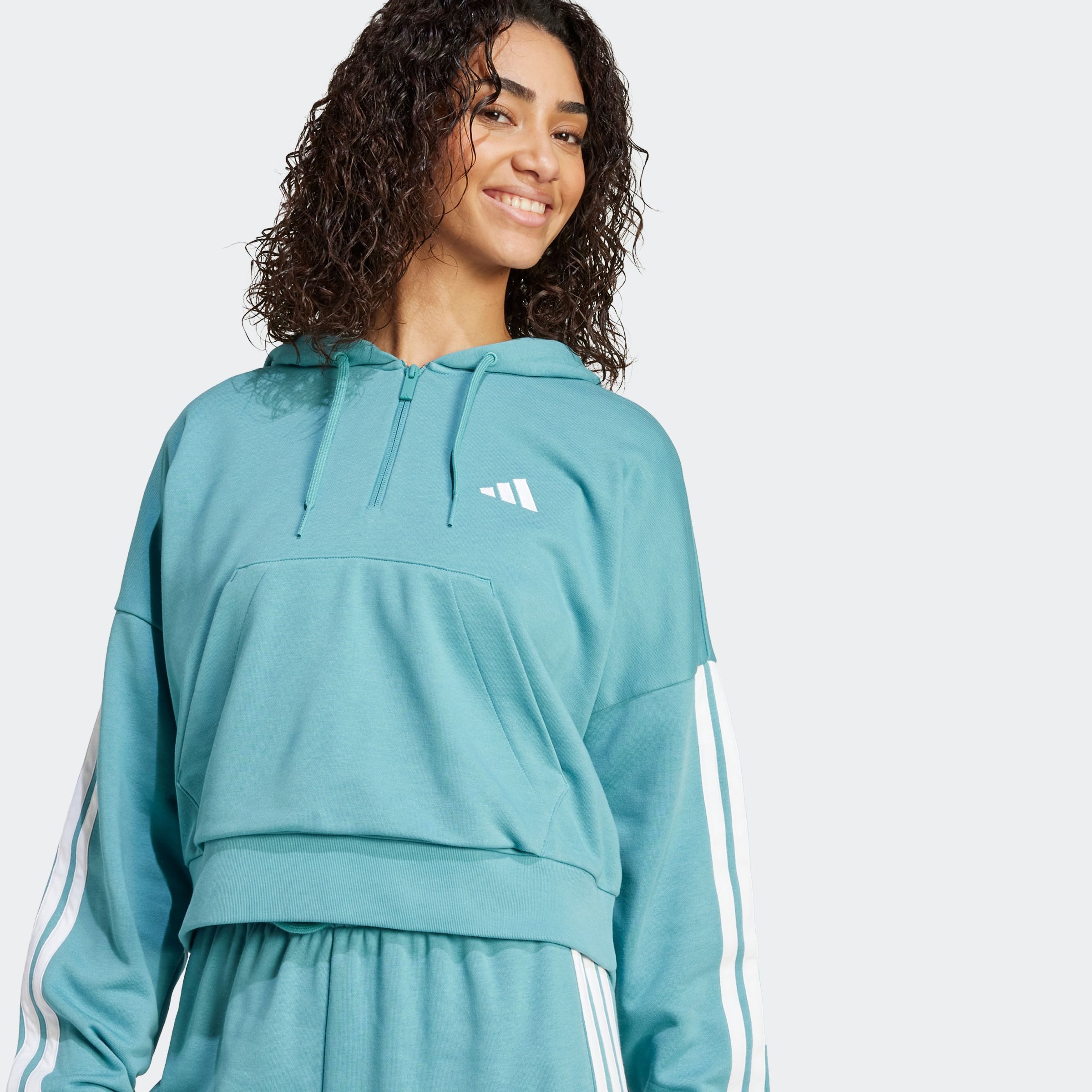 adidas Sportswear Hoodie W 3S FT QZ HD
