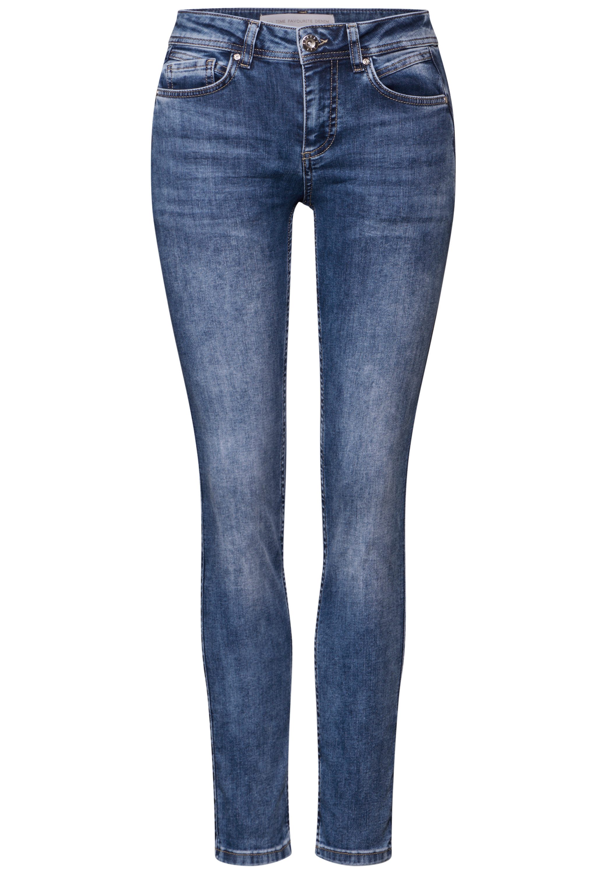 STREET ONE Slim fit jeans Style Jane in 5-pocketsstijl