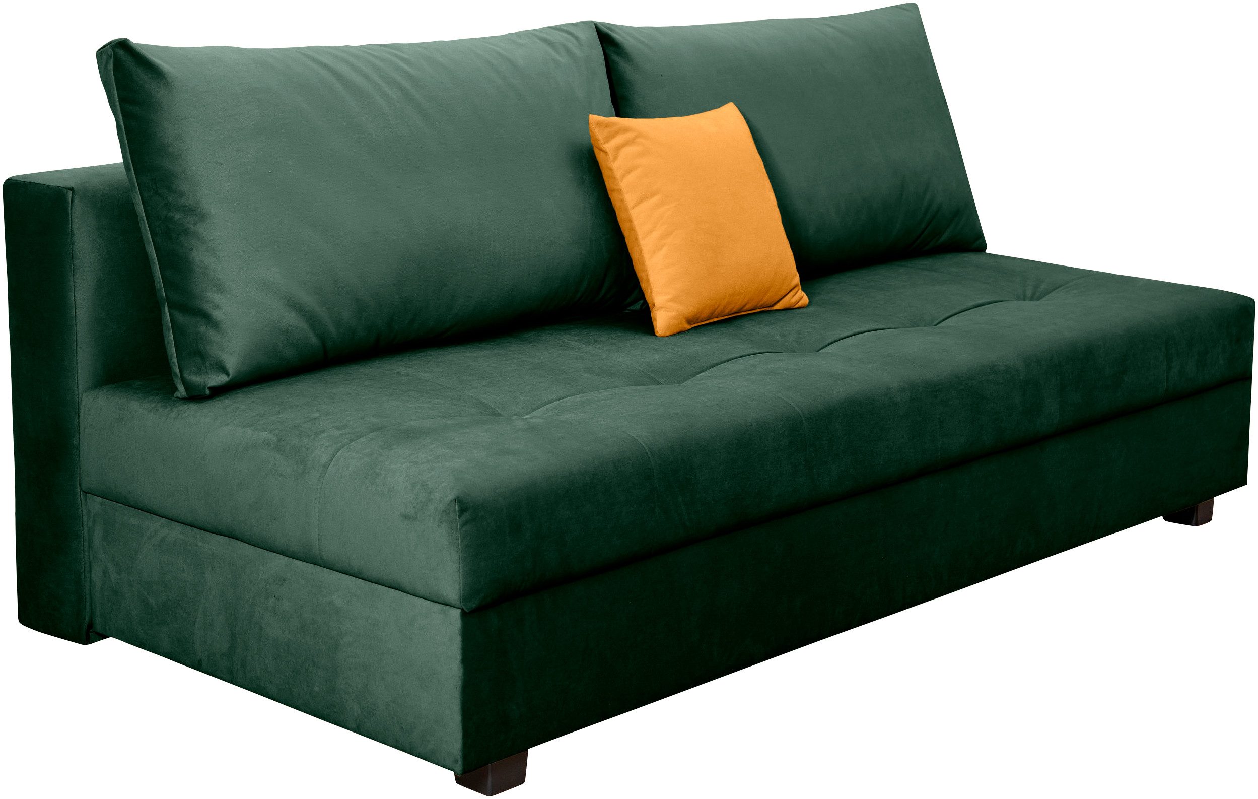 COLLECTION AB Slaapbank DARIA inclusief slaapfunctie en bedlade Slaapbank, bedfunctie, bedlade, inclusief rugkussens, veerkern