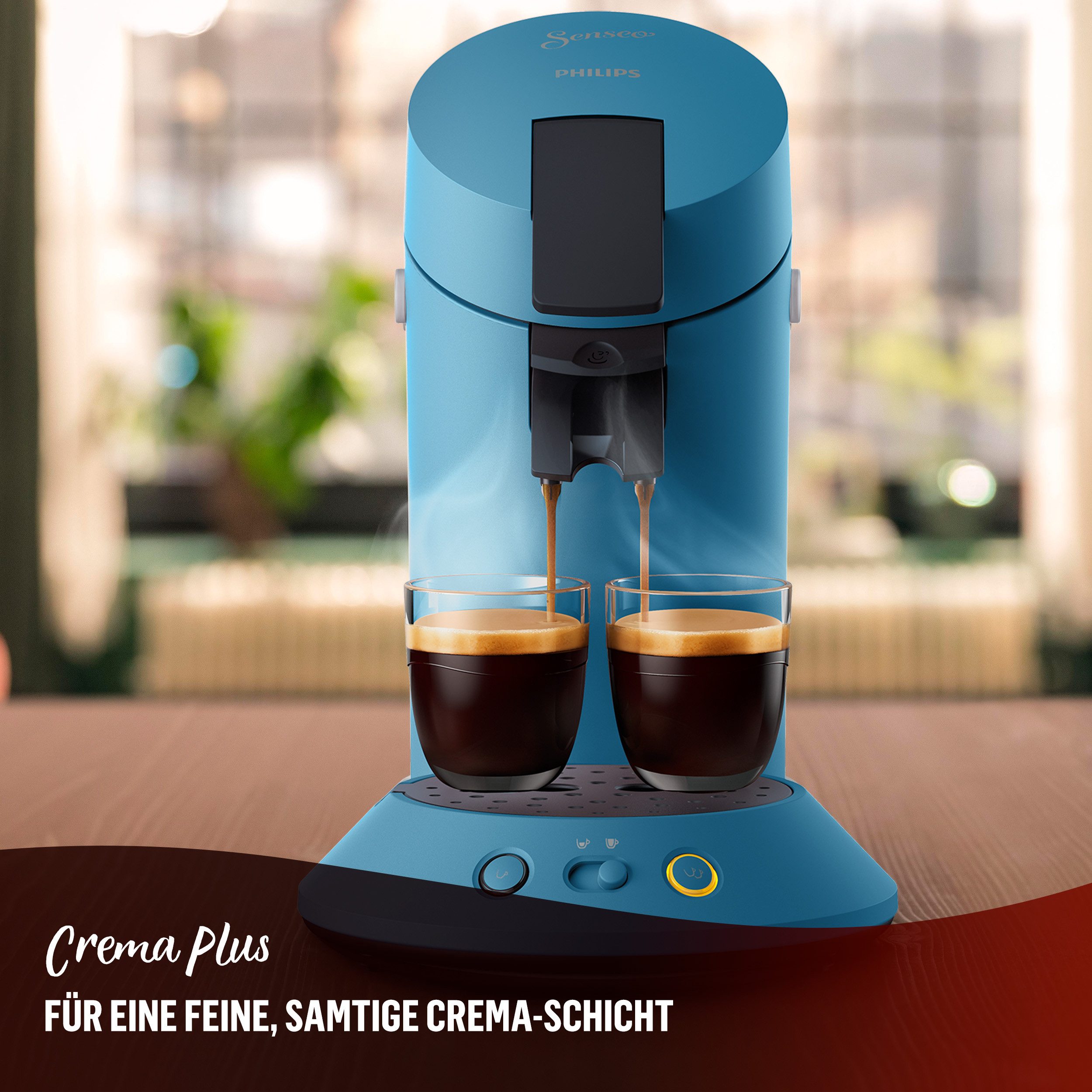 Senseo Koffiepadautomaat Original Plus CSA210/60, met twee koffie-instellingen