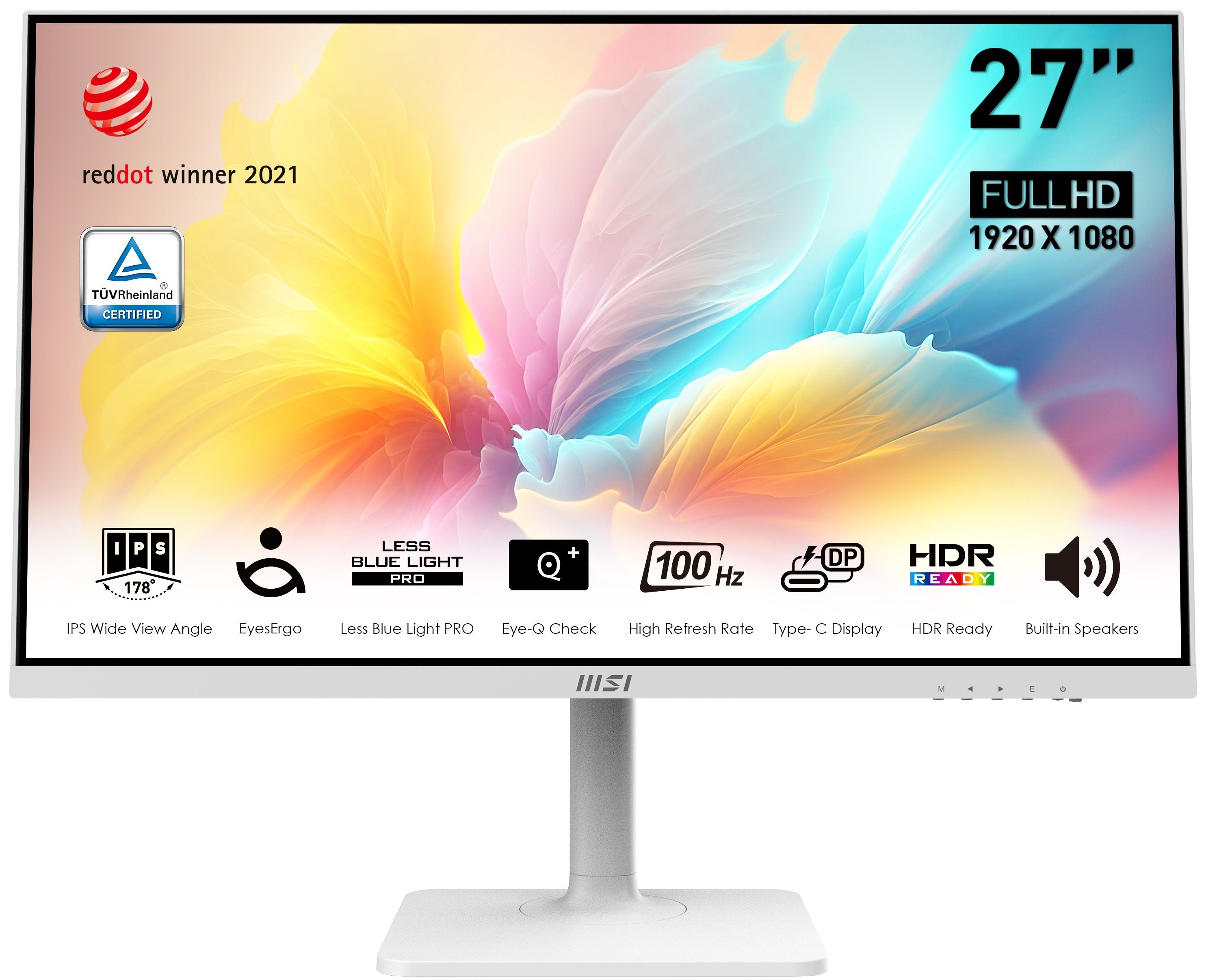 MSI Ledscherm Modern MD2712PW, 69 cm / 27", Full HD