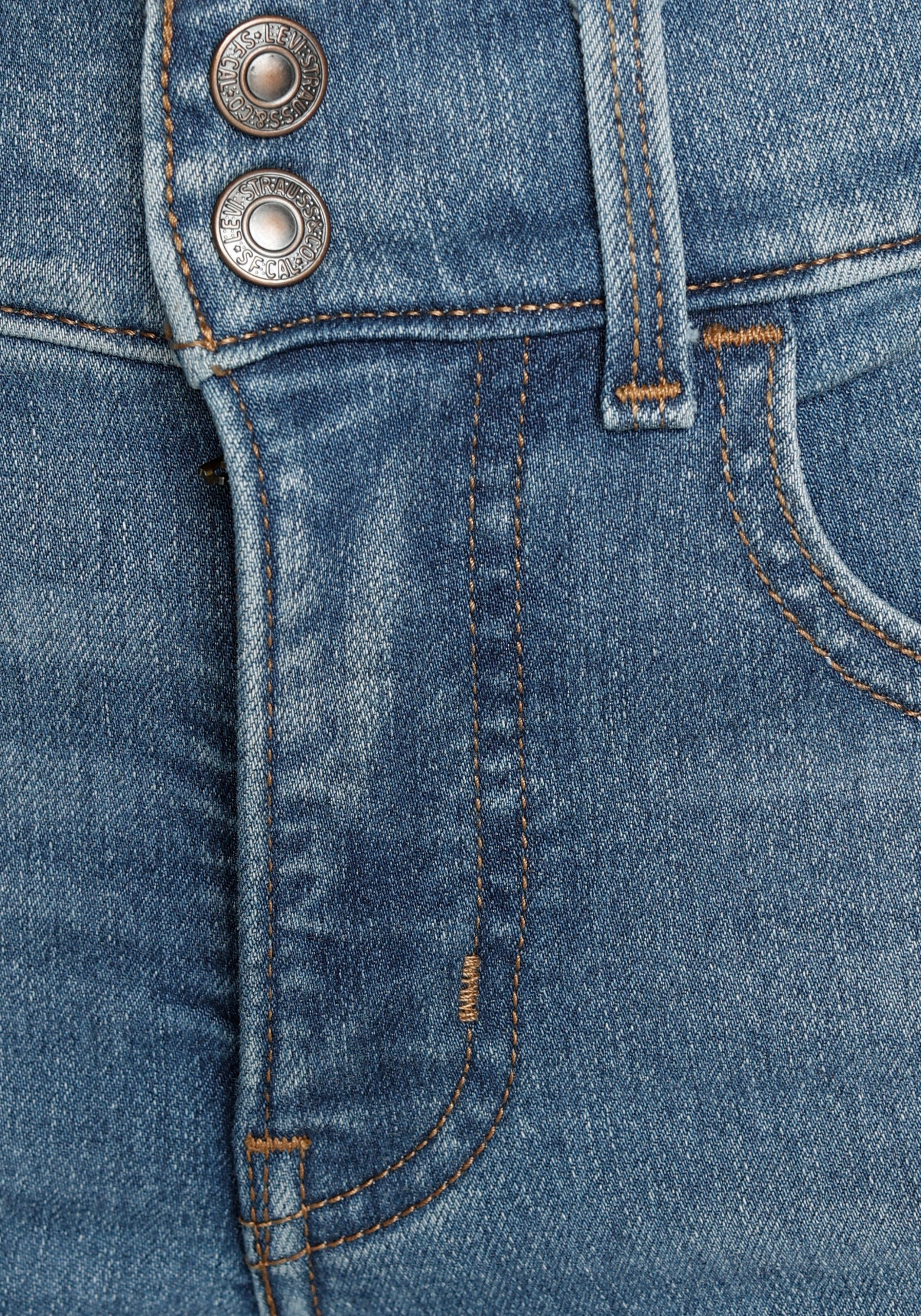 Levi's® Skinny fit jeans 311 Shaping Skinny met splitje in de zoom