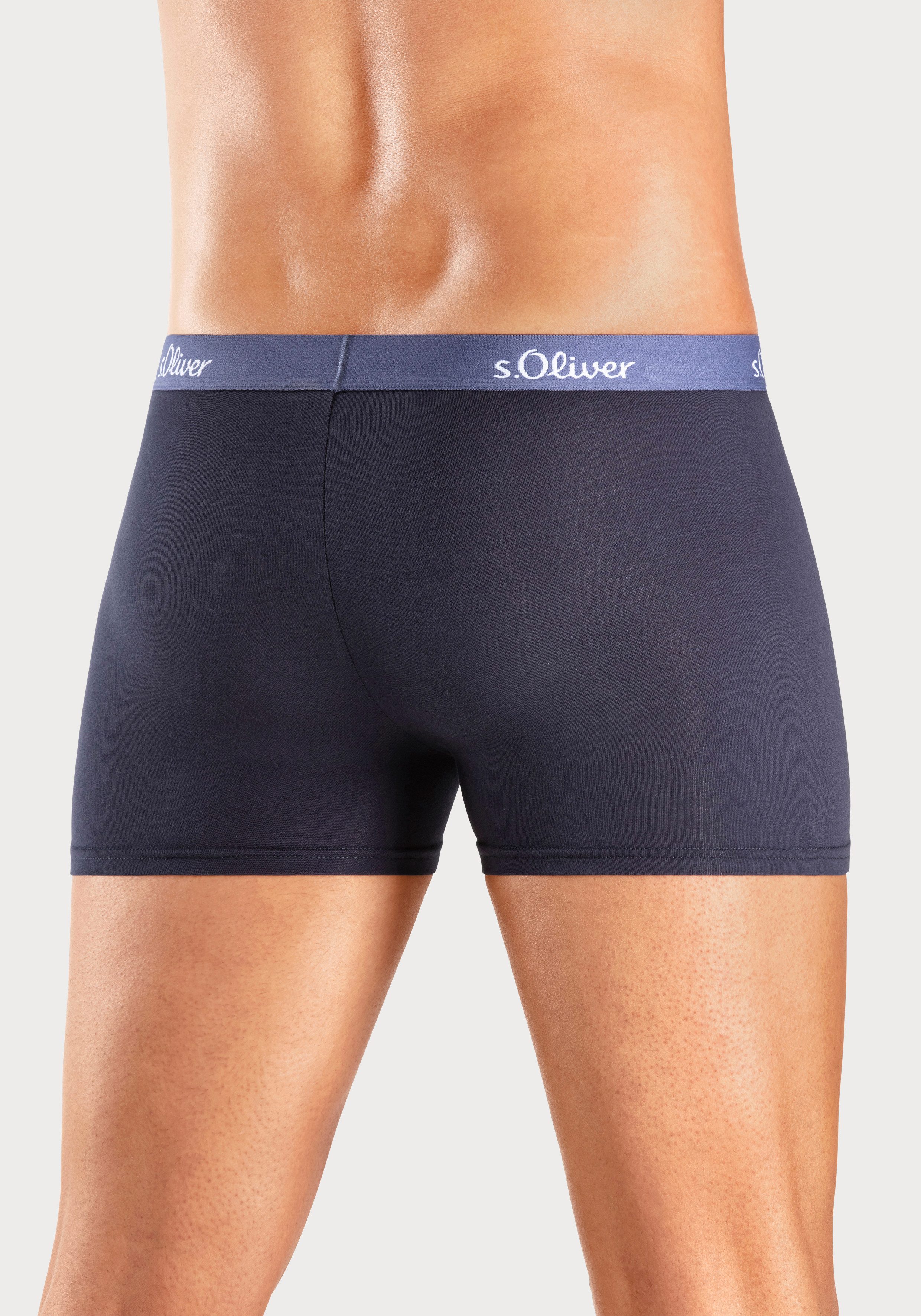 s.Oliver RED LABEL Beachwear Boxershort voor heren klassieke basis voor elke garderobe (3 stuks)