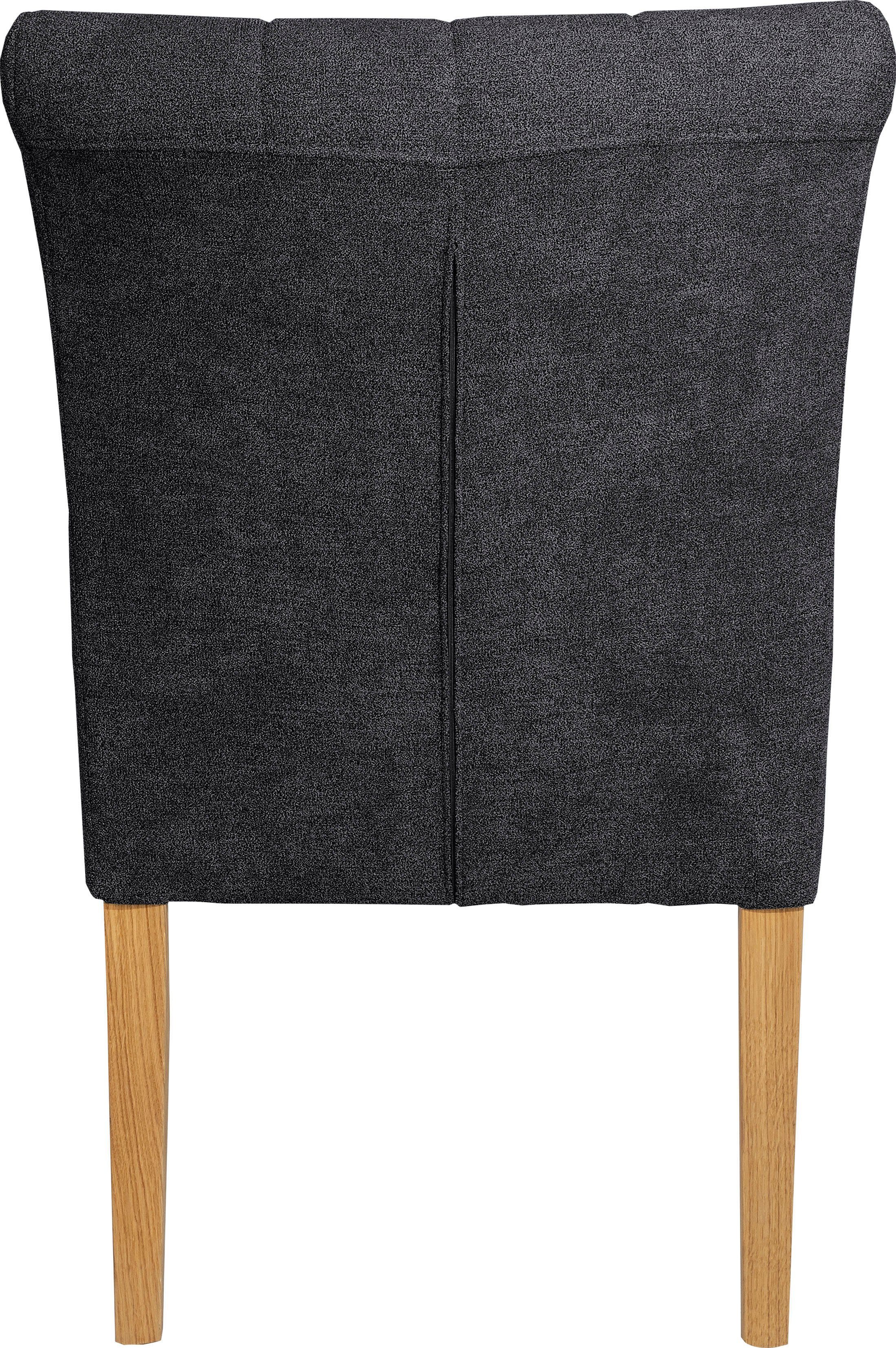Home affaire Eetkamerstoel King Fauteuil met knoopdetails, gestoffeerde stoel (1 stuk)