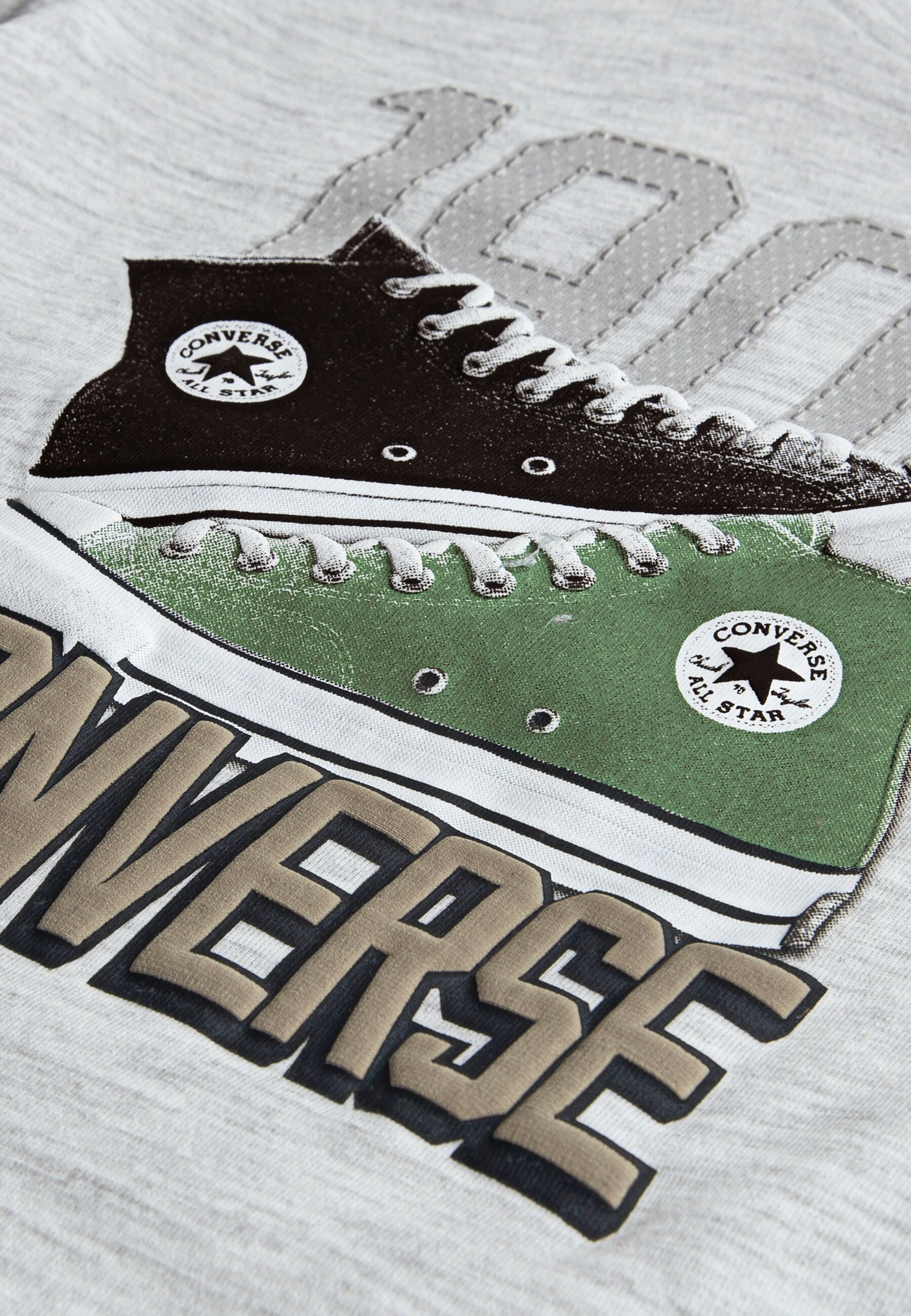 Converse T-shirt short CNVB RETRO REMIX SS+WOVEN SHOR (2-delig)