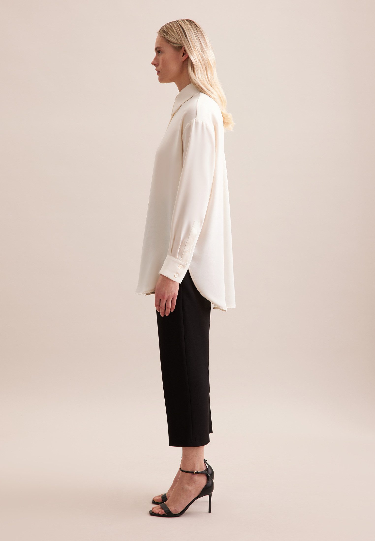 seidensticker Overhemdblouse 1/1 kraag uni