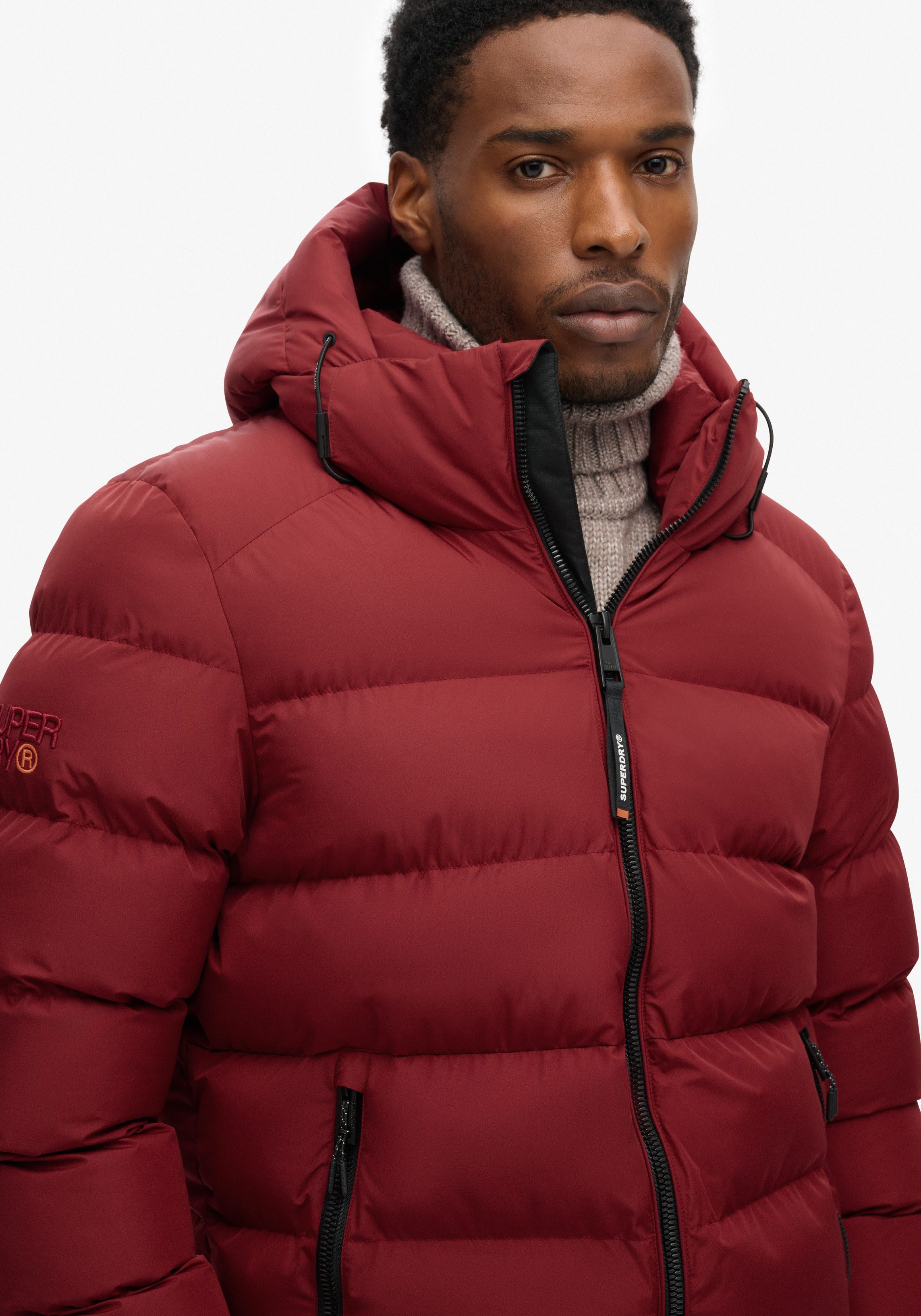 Superdry Gewatteerde jas HOODED SPORTS PUFFER JACKET