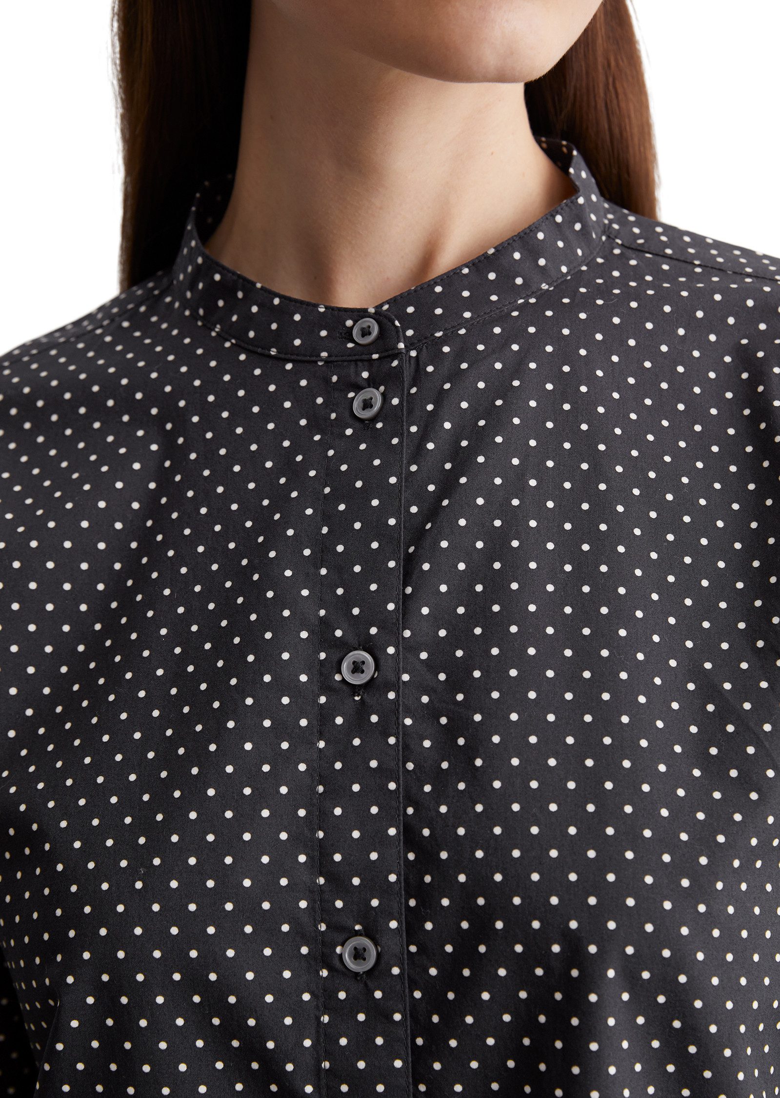 Marc O'Polo Blouse met lange mouwen met frisse allover-print