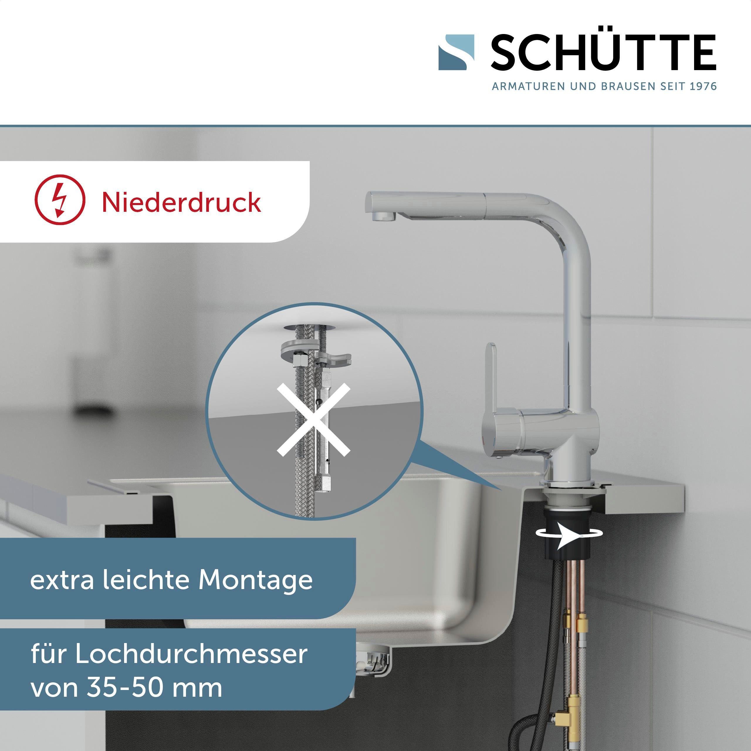 Schütte Gootsteen kraan Londen Lage druk, 360° zwenkbare kraan, mengkraan