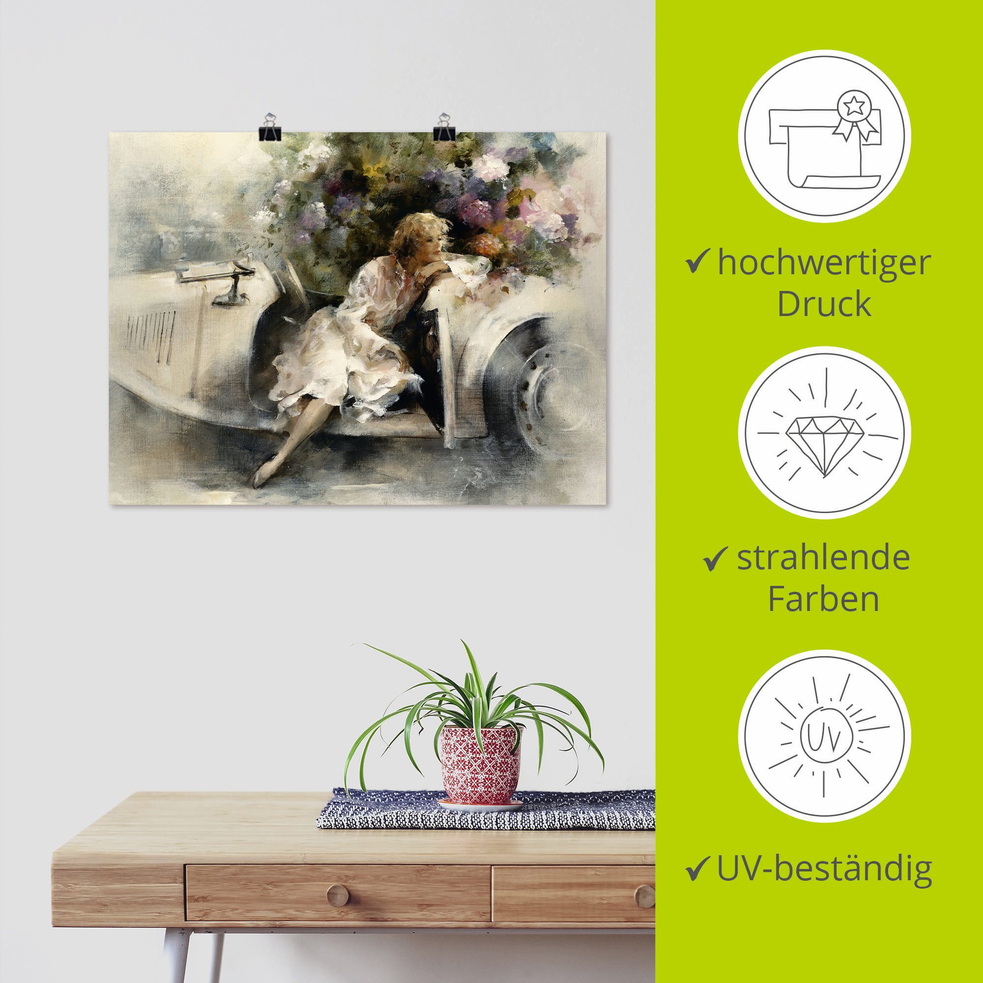 Artland Artprint Dagdromer als artprint op linnen, poster, muursticker in verschillende maten