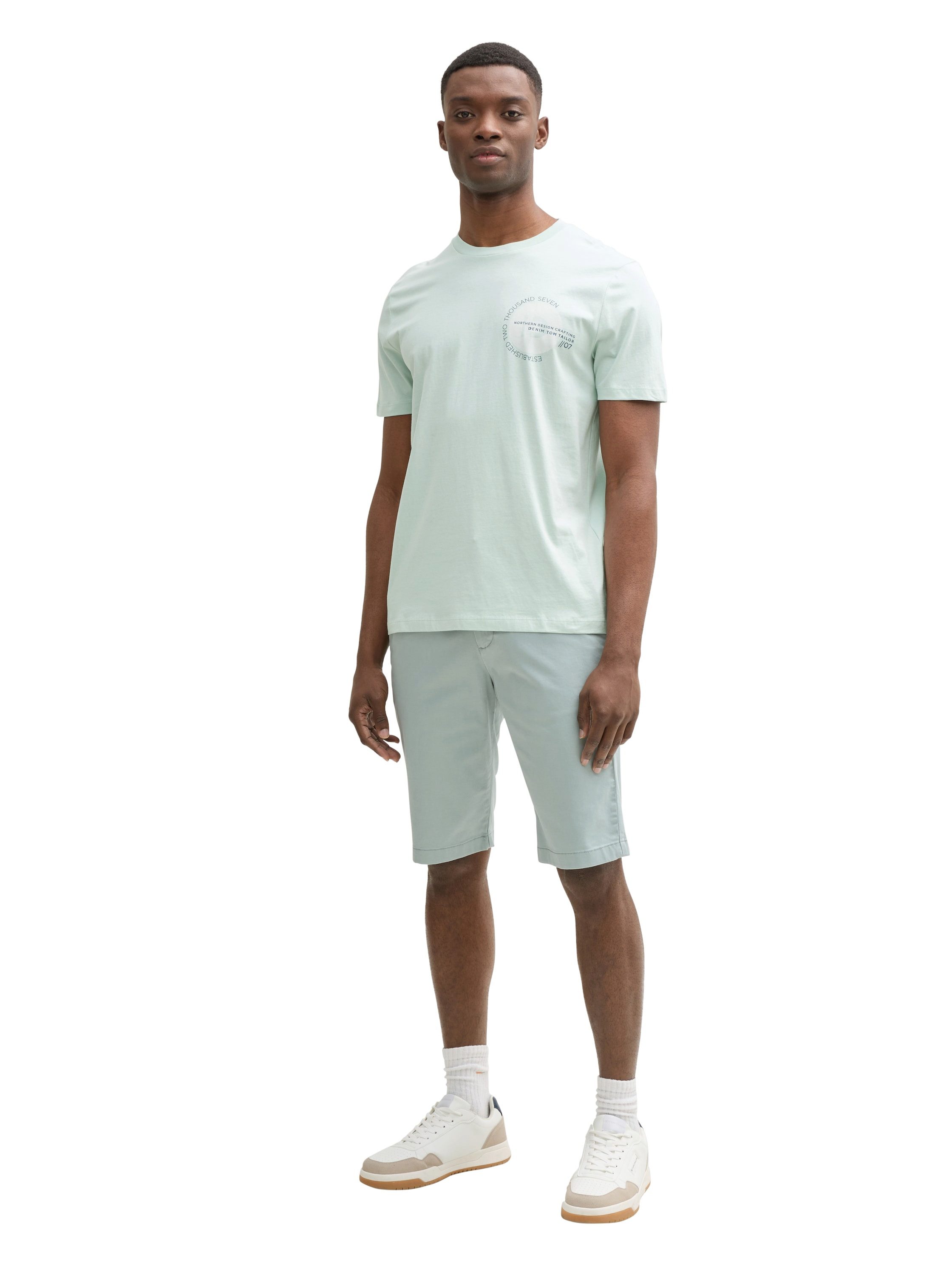 Tom Tailor Denim T-shirt met verschillende logoprints