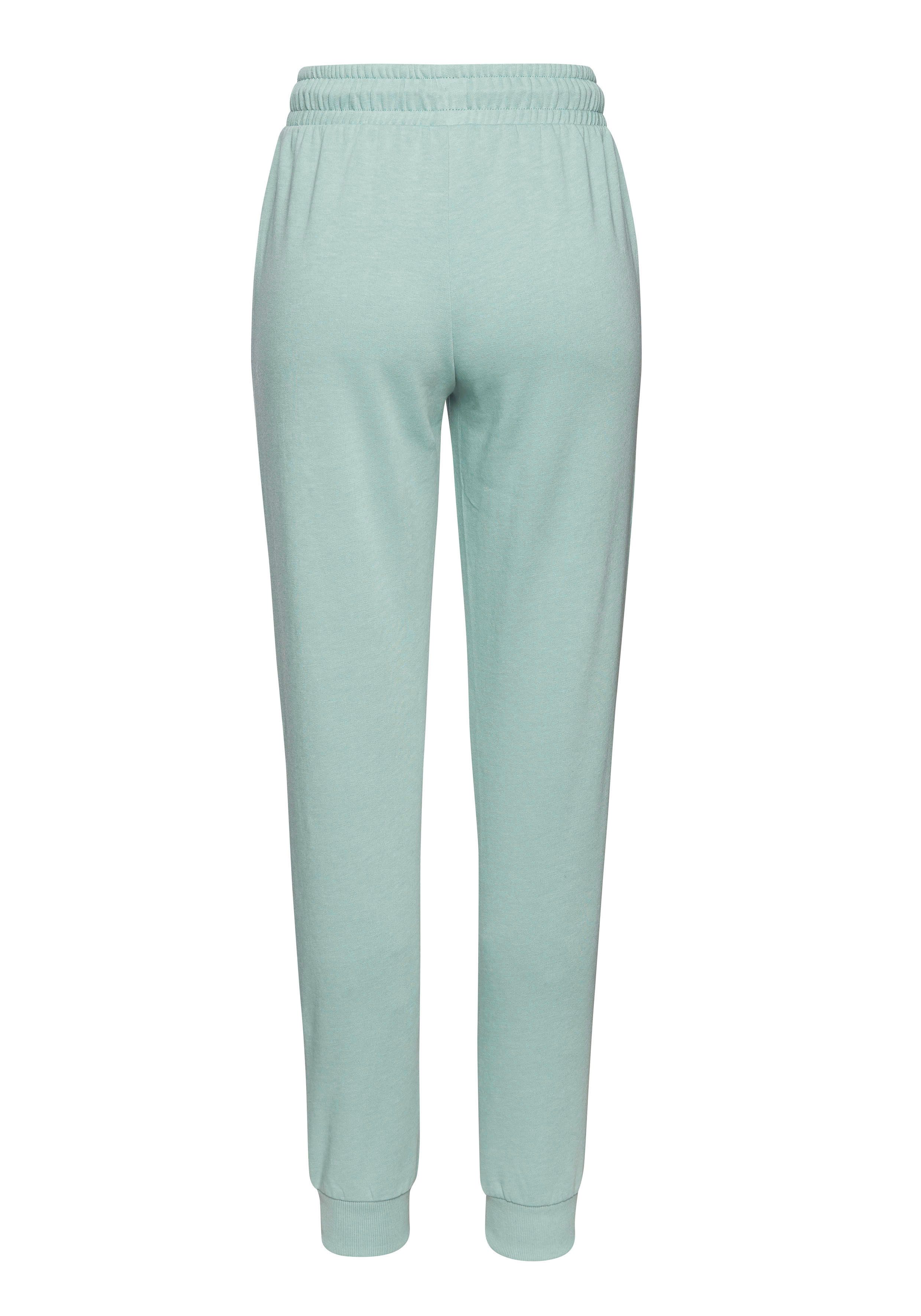 Buffalo Sweatbroek Loungebroek met zijzakken en kleine print, loungewear