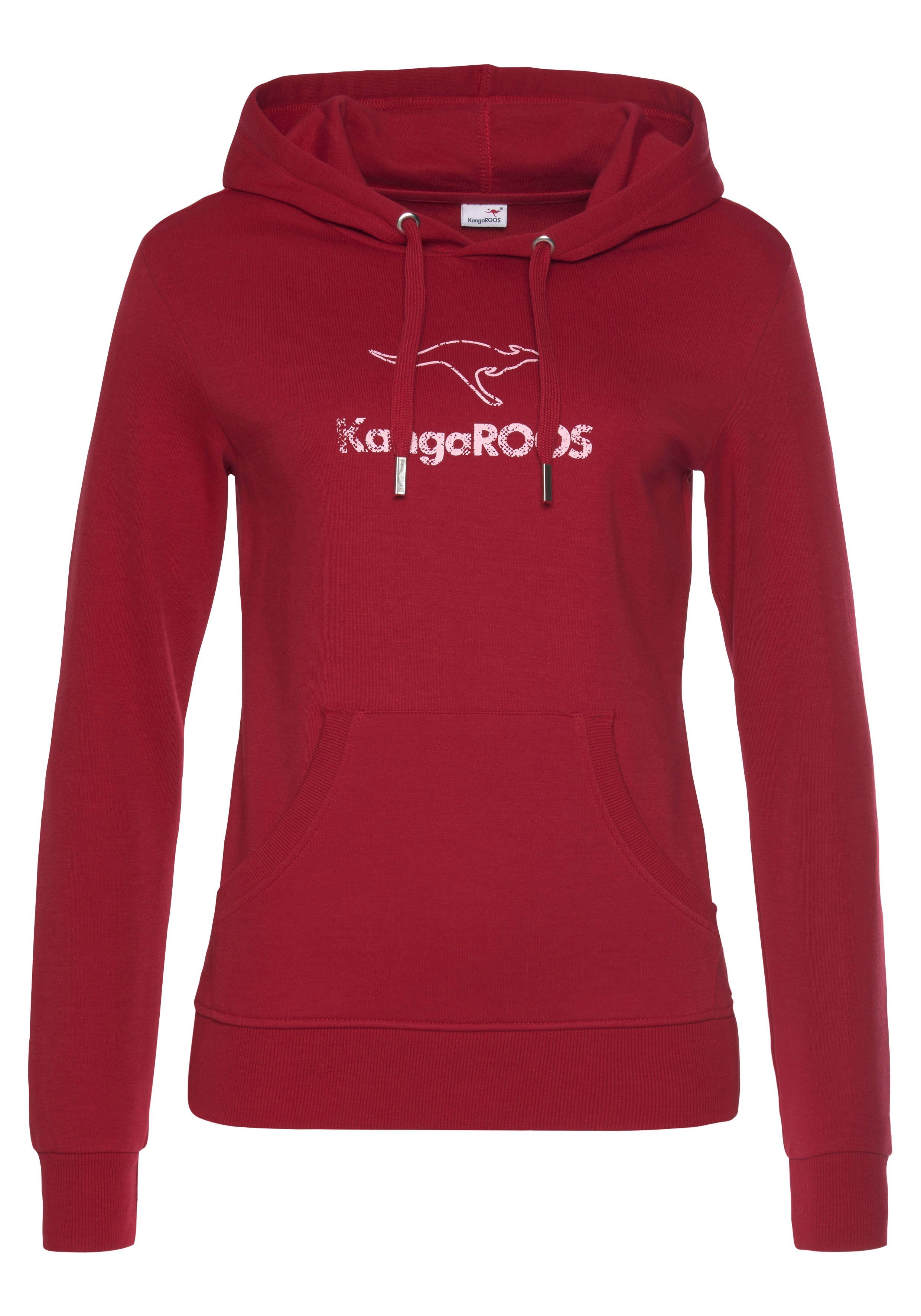 KangaROOS Hoodie met kangoeroezak, loungewear, loungepak