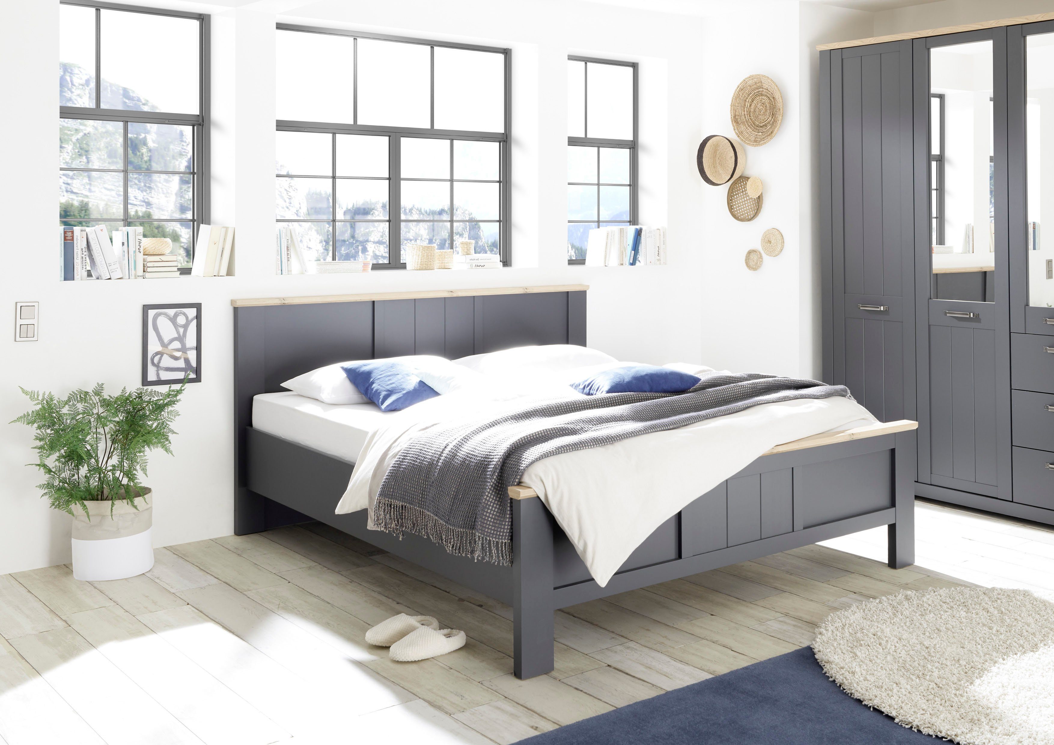 Schlafkontor Bedframe Elastir in landelijke stijl