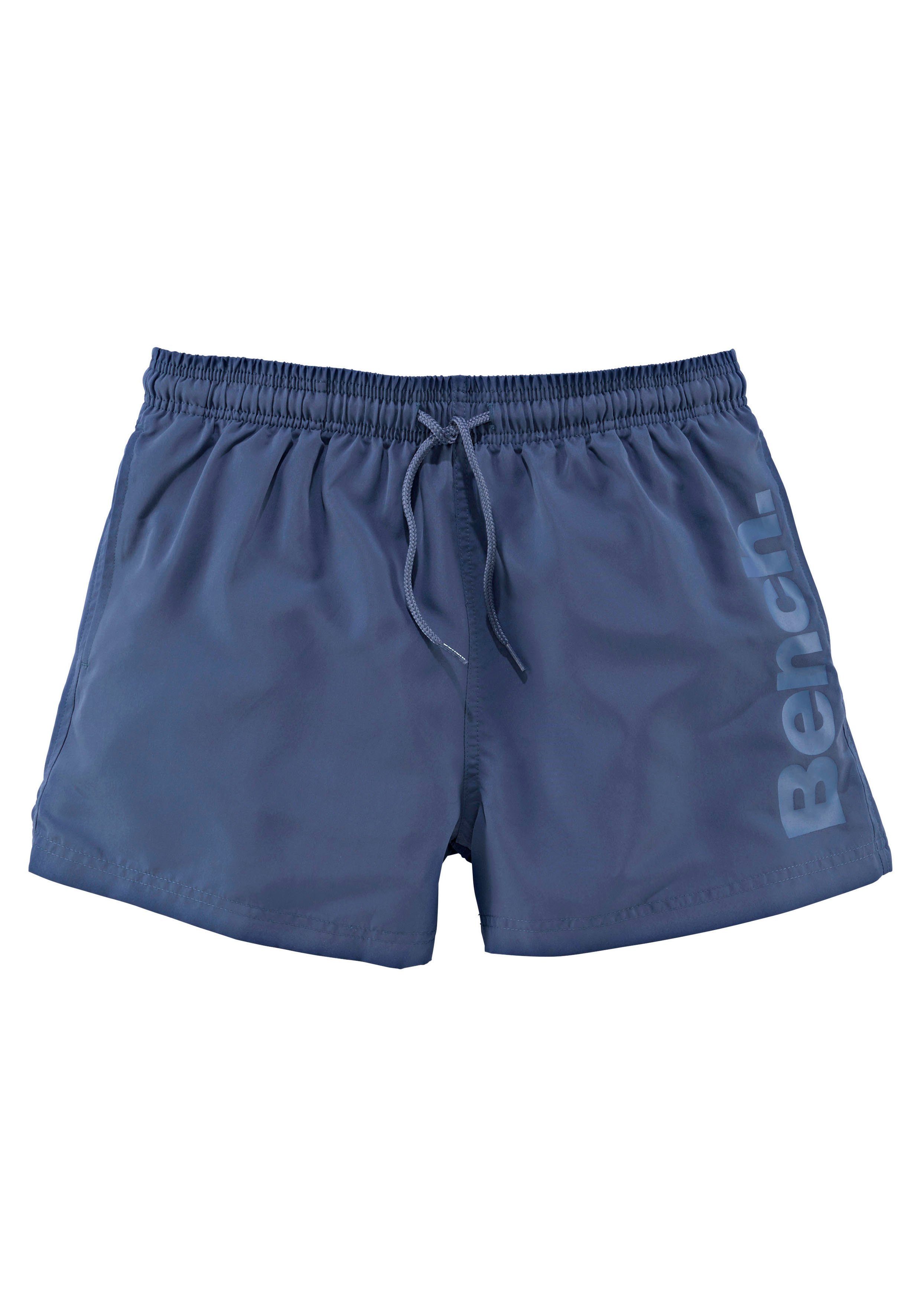 Bench. Zwemshort met logo-opschrift opzij heren zwembroeken maat XL (54/56) blauw