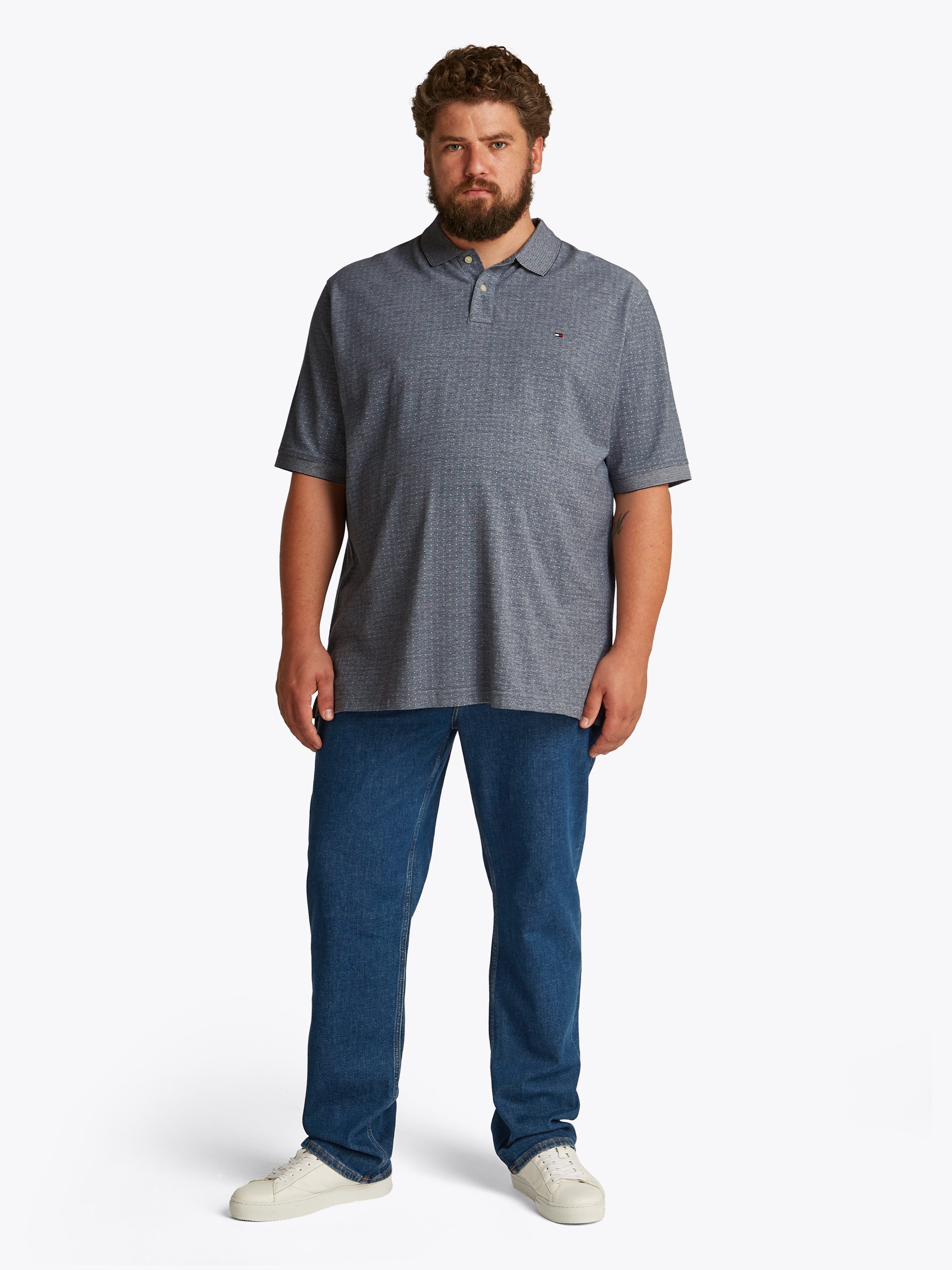 Tommy Hilfiger Poloshirt BT-PIQUE MICROPRINT REG POLO-B