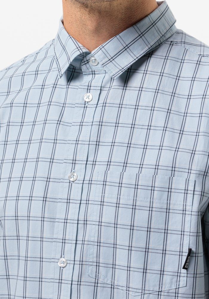 Jack Wolfskin Overhemd met korte mouwen HOT SPRINGS SHIRT M